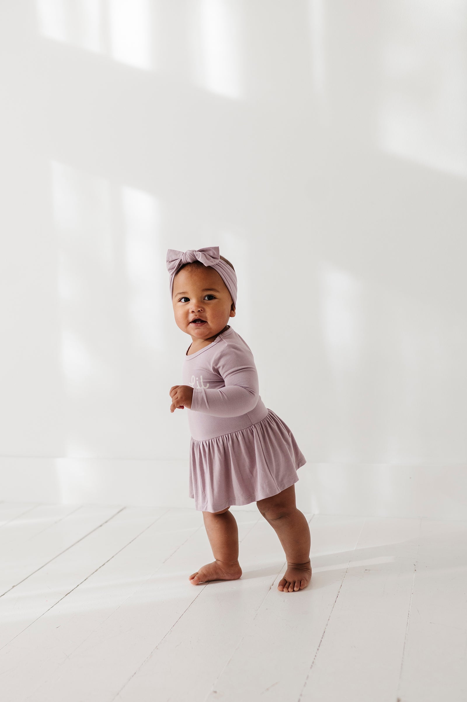 Girl's Bodysuit Dress Set