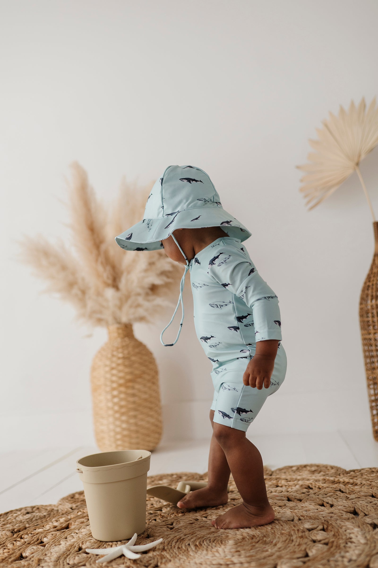 Baby One-Piece Rash Guard Swimsuit