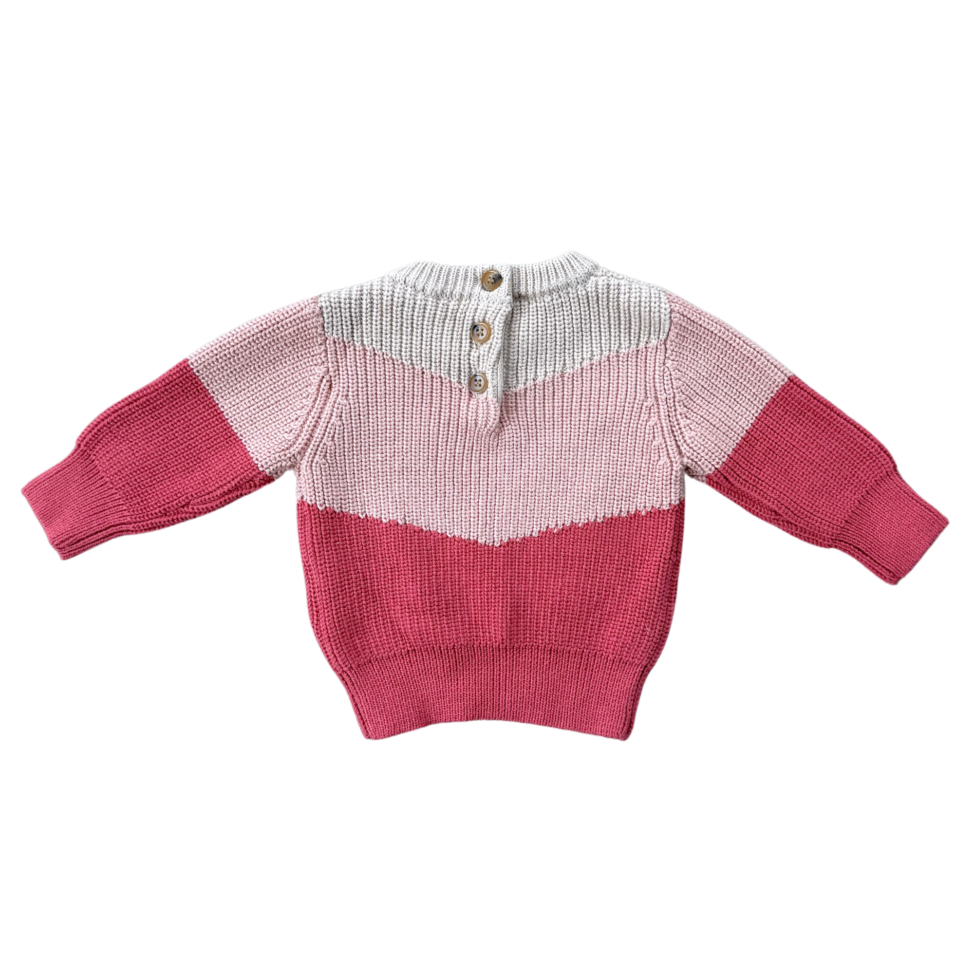Colorblock Knit Sweater