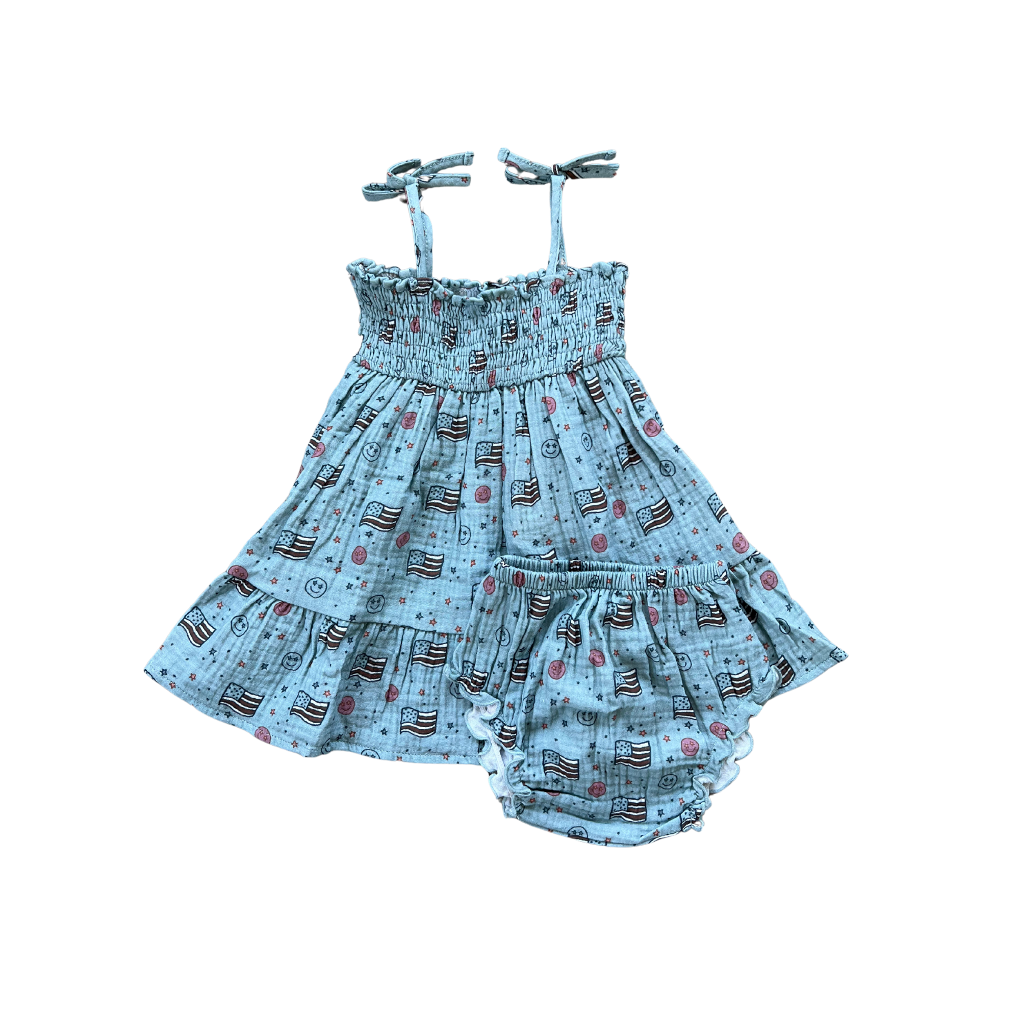 Tiered Mini Dress Set