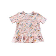 Short Sleeve Peplum Top