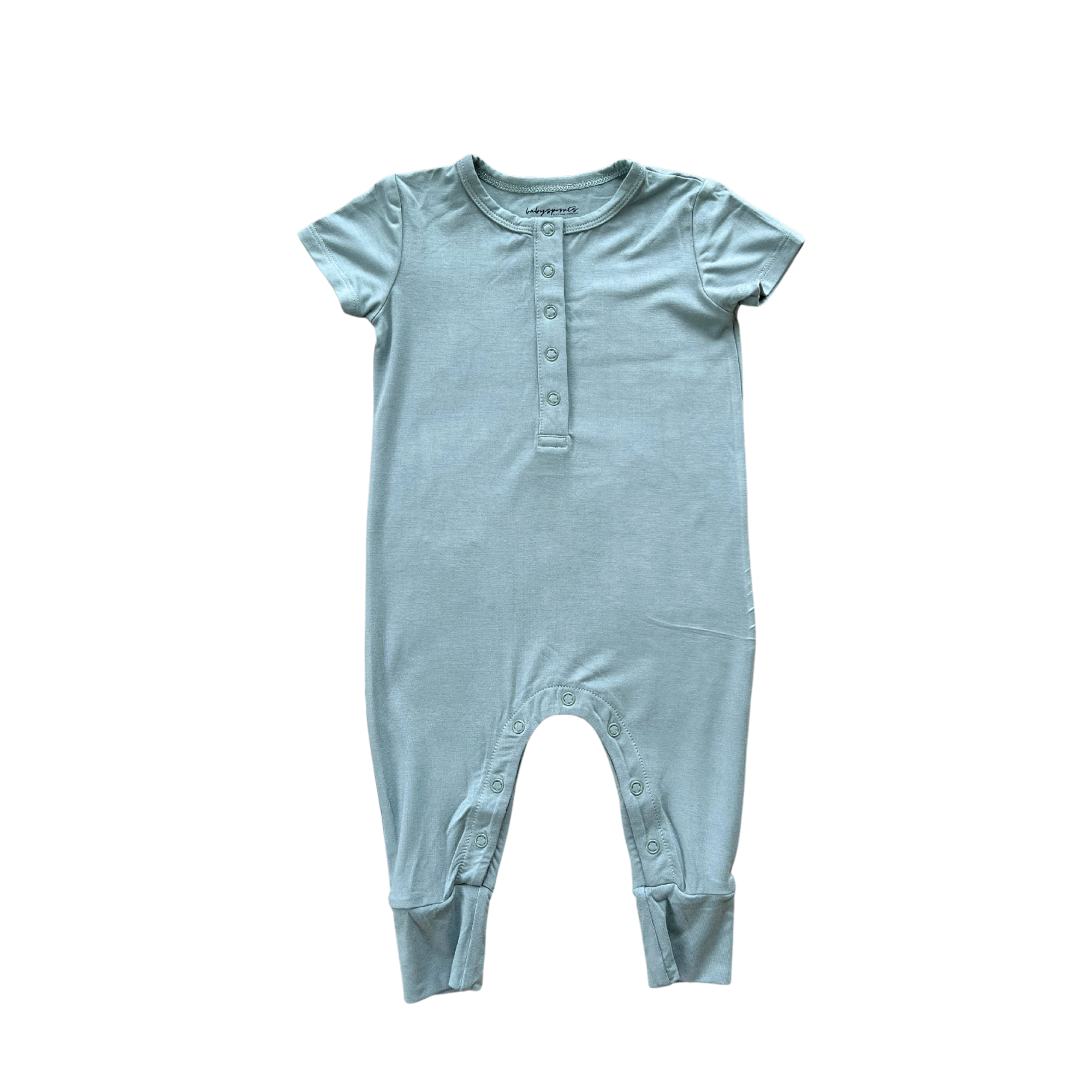 Short Sleeve Henley Romper