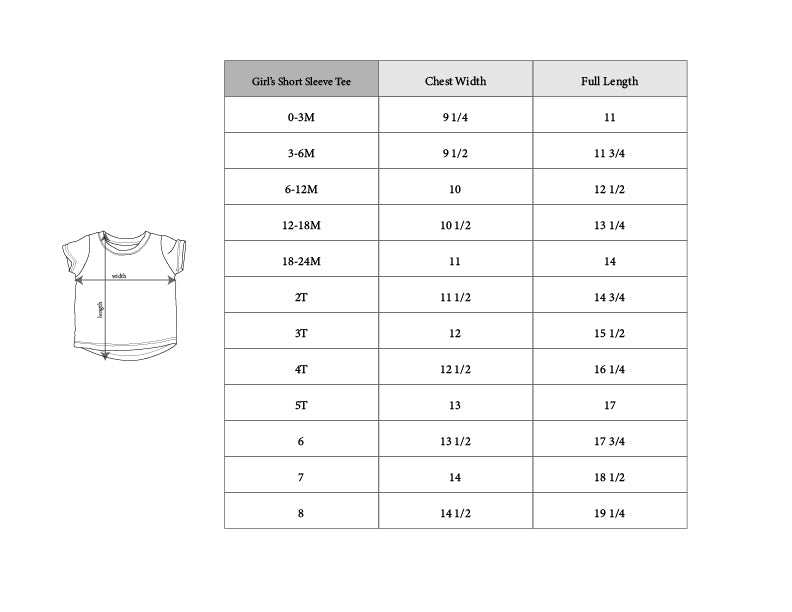 Girl's Short Sleeve Tee