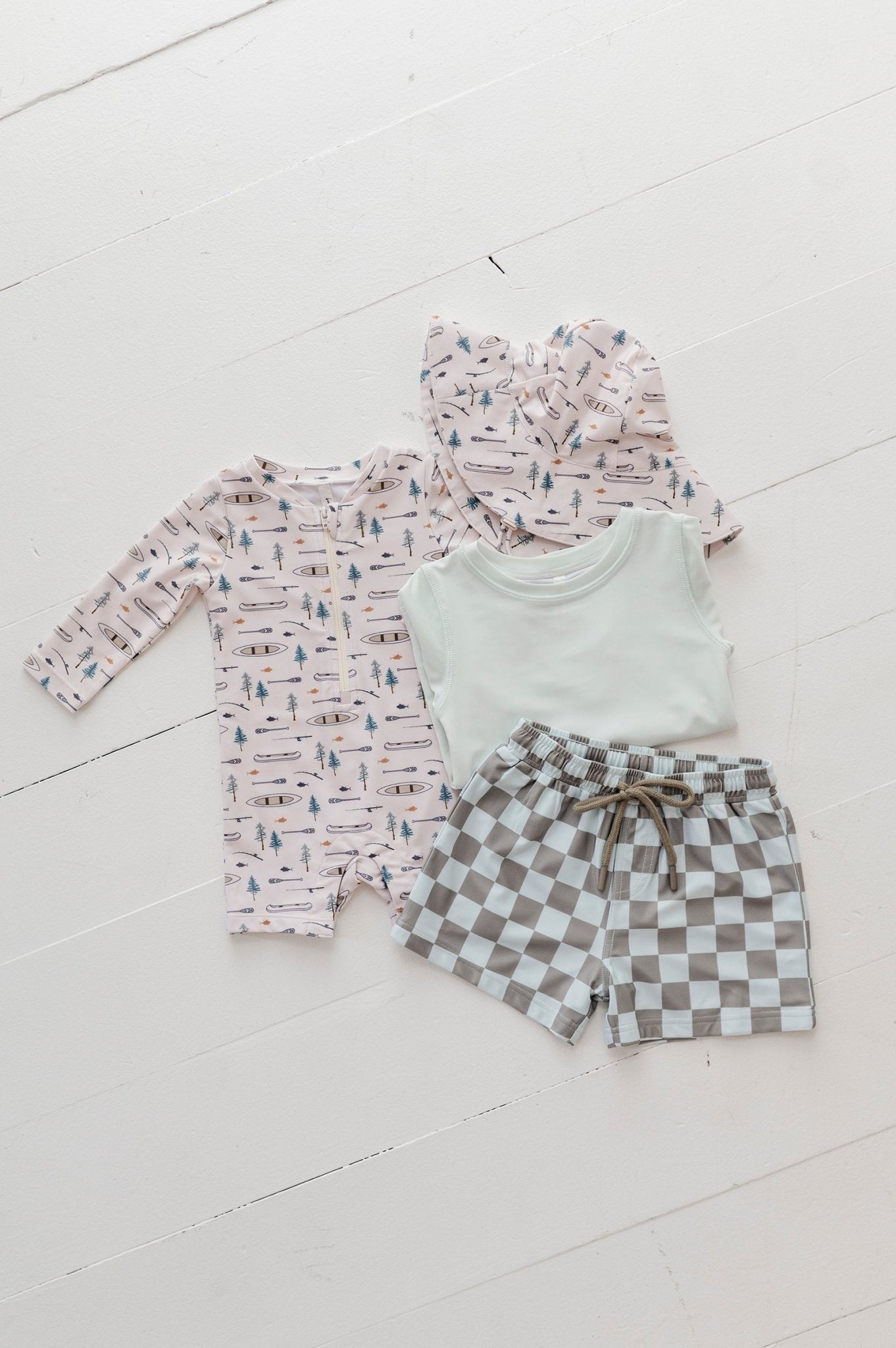 Baby One - Piece Rash Guard Swimsuit - babysprouts clothing company