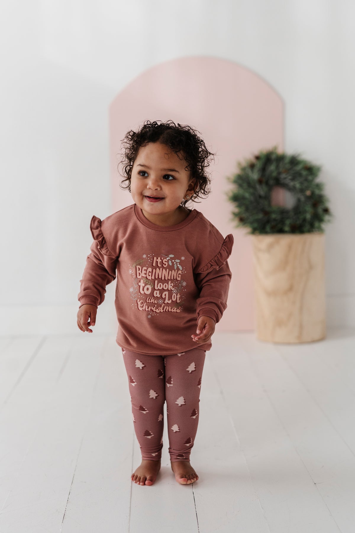 Ruffle Sweatshirt