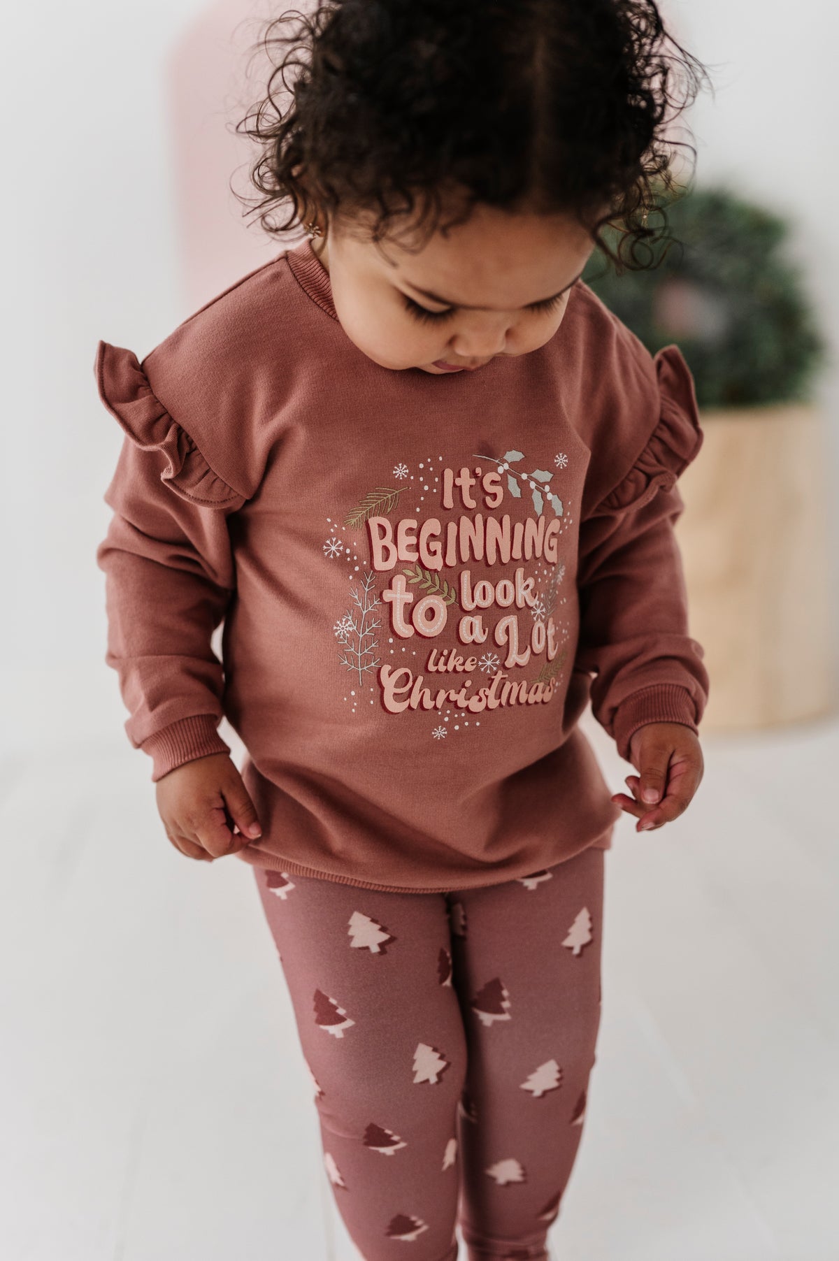 Ruffle Sweatshirt