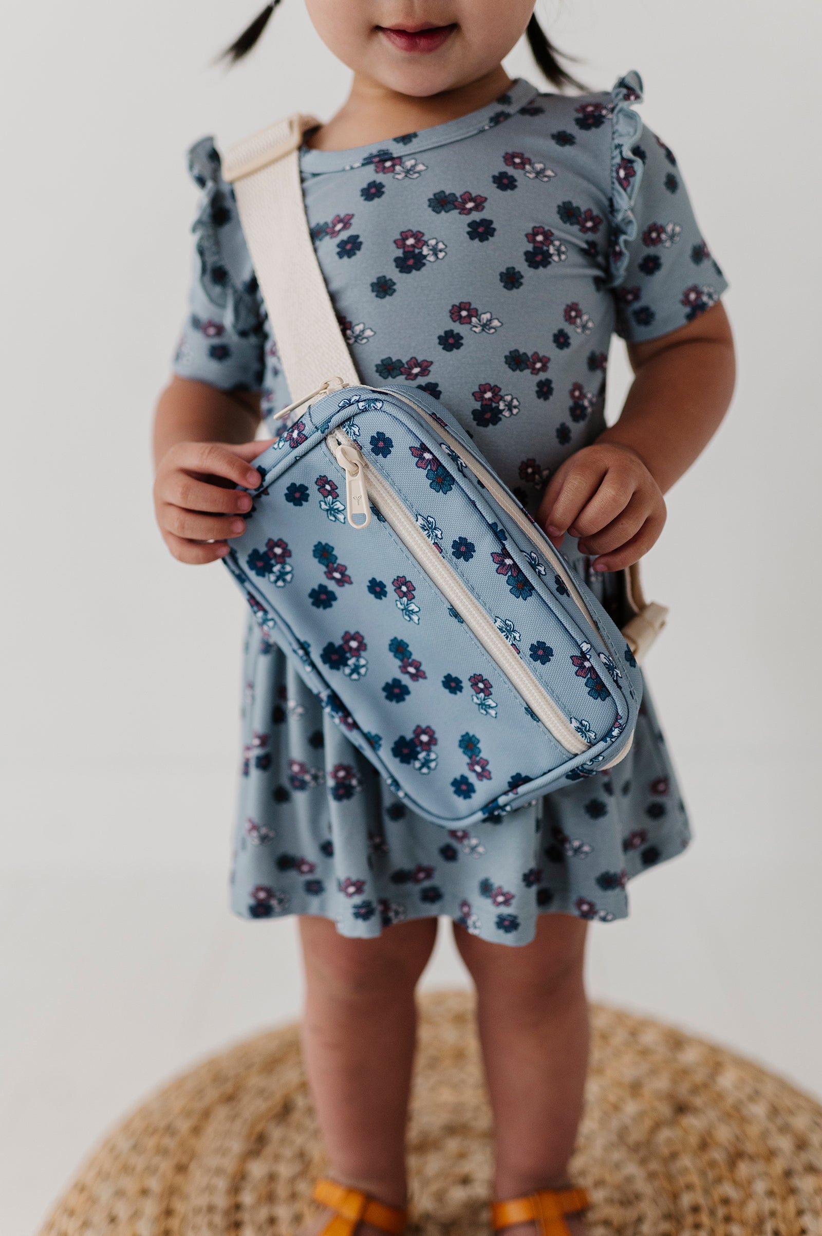 Girl's Short Sleeve Bodysuit Dress Set