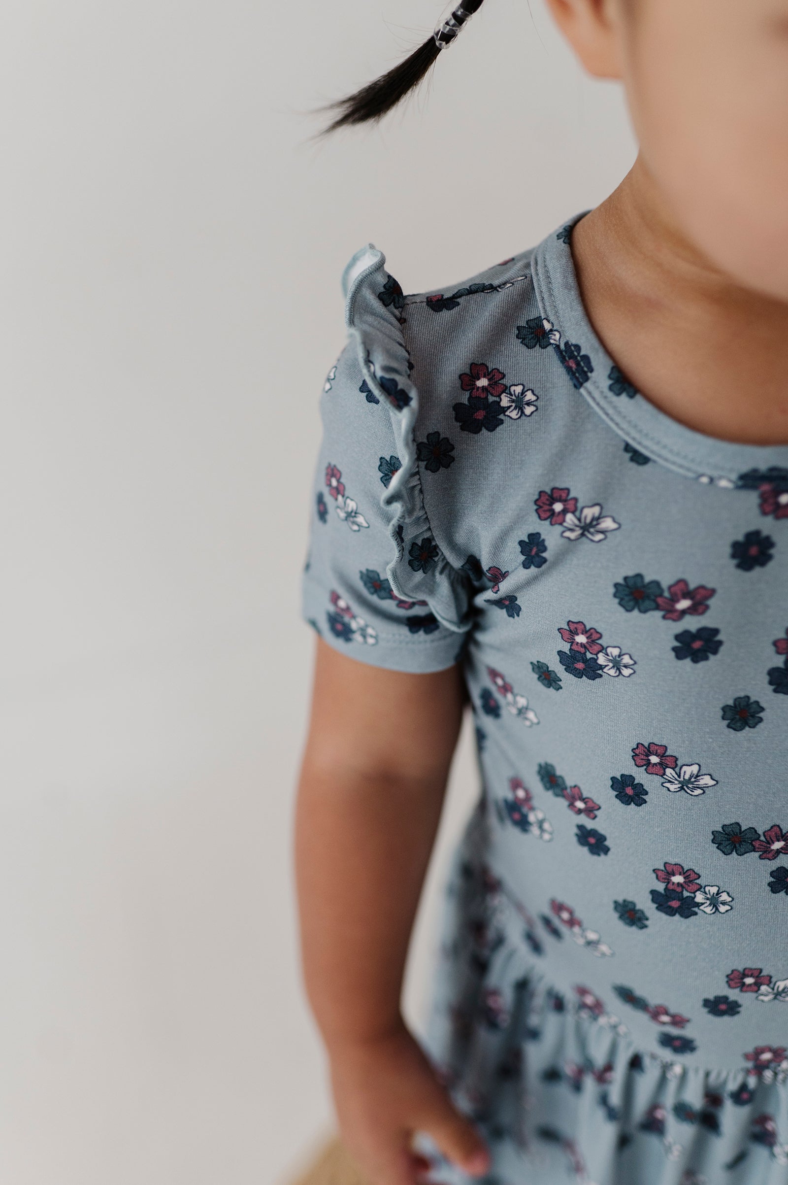 Girl's Short Sleeve Bodysuit Dress Set