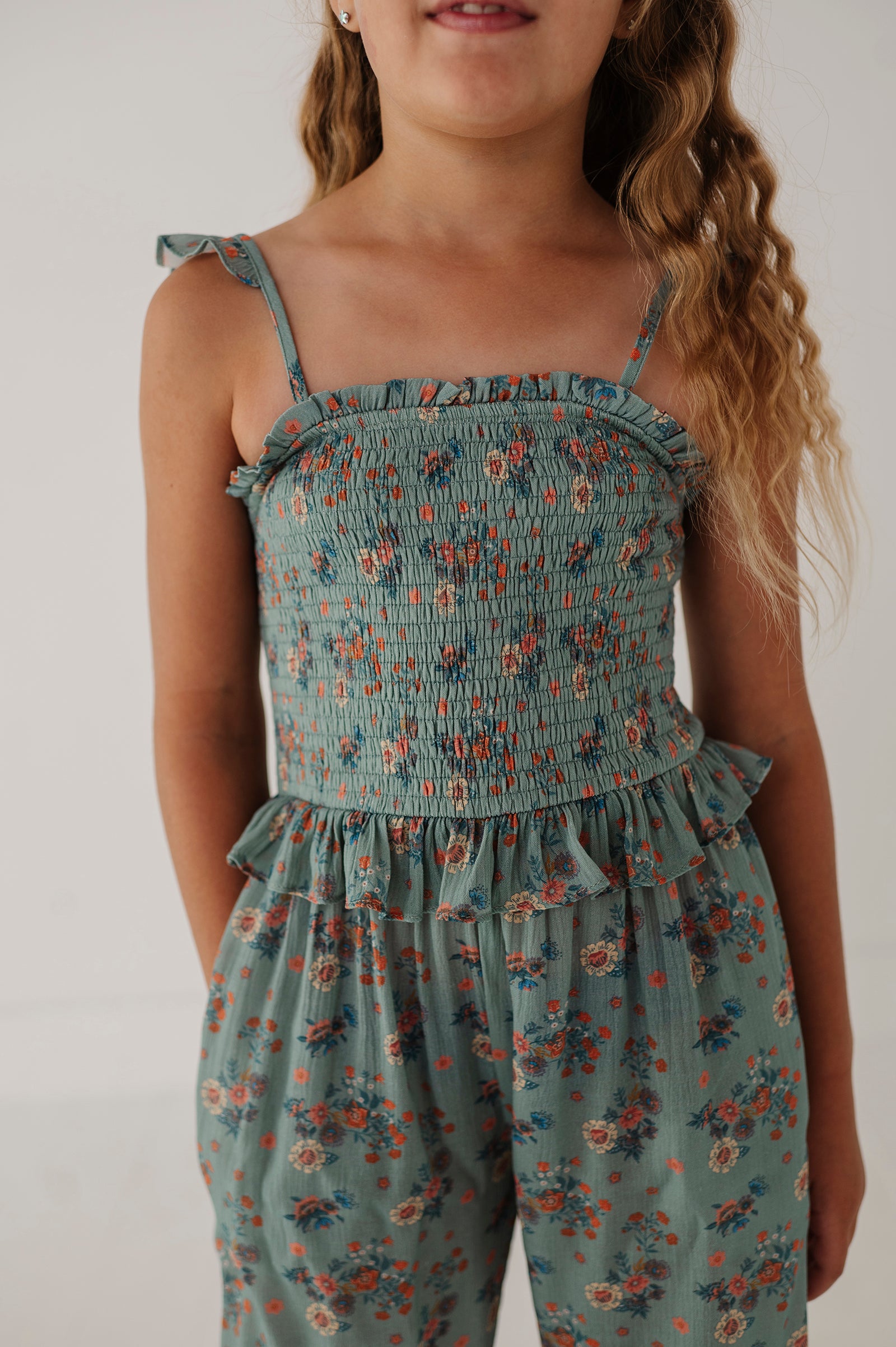 Tank Smocked Jumpsuit