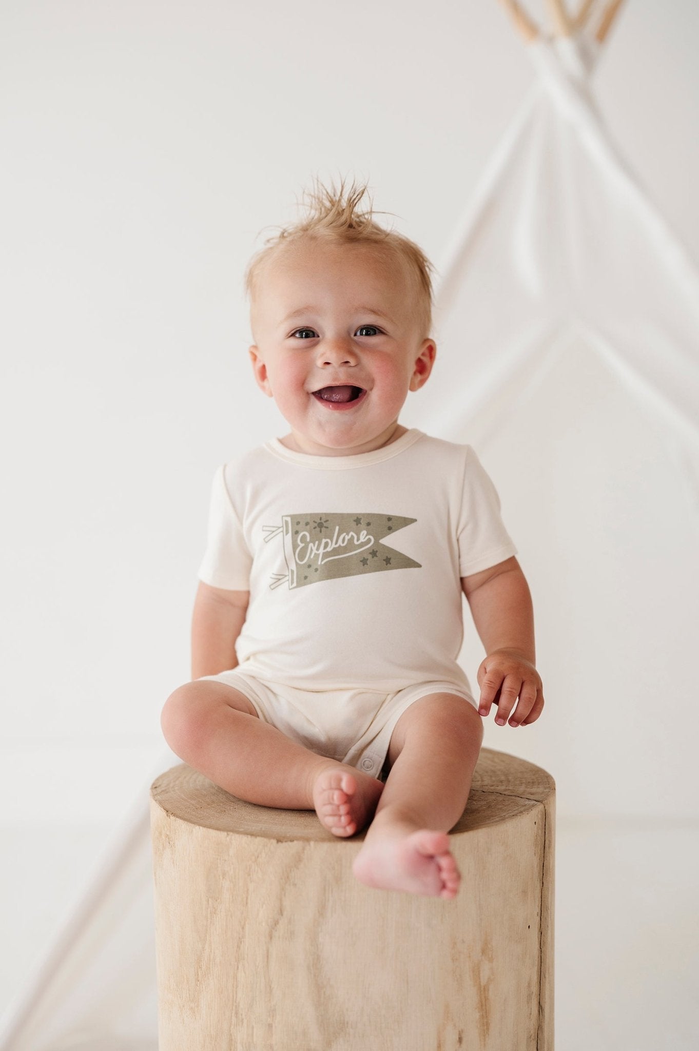 Tee Romper - babysprouts clothing company
