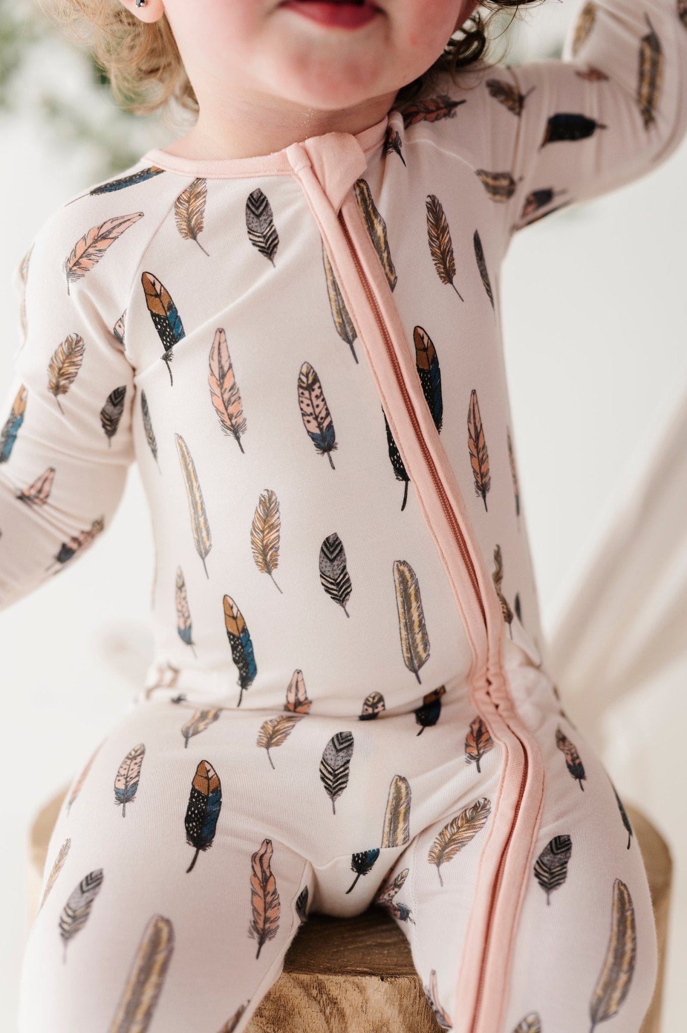 Long Sleeve Zip Romper - babysprouts clothing company