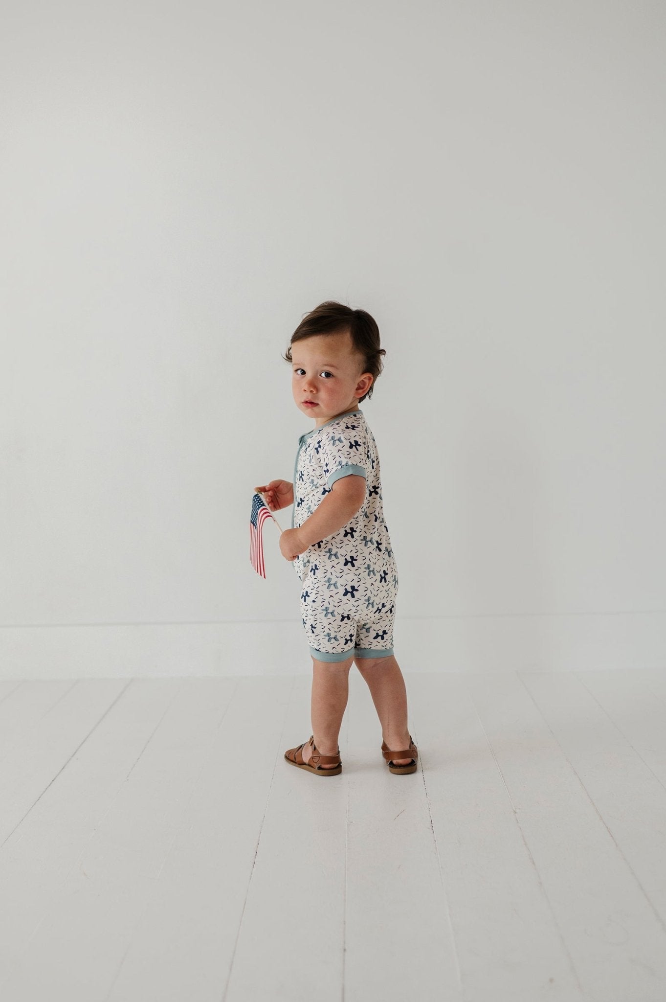 Summer Zip Romper - babysprouts clothing company