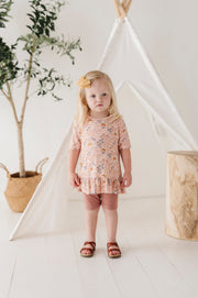 Short Sleeve Peplum Top - babysprouts clothing company