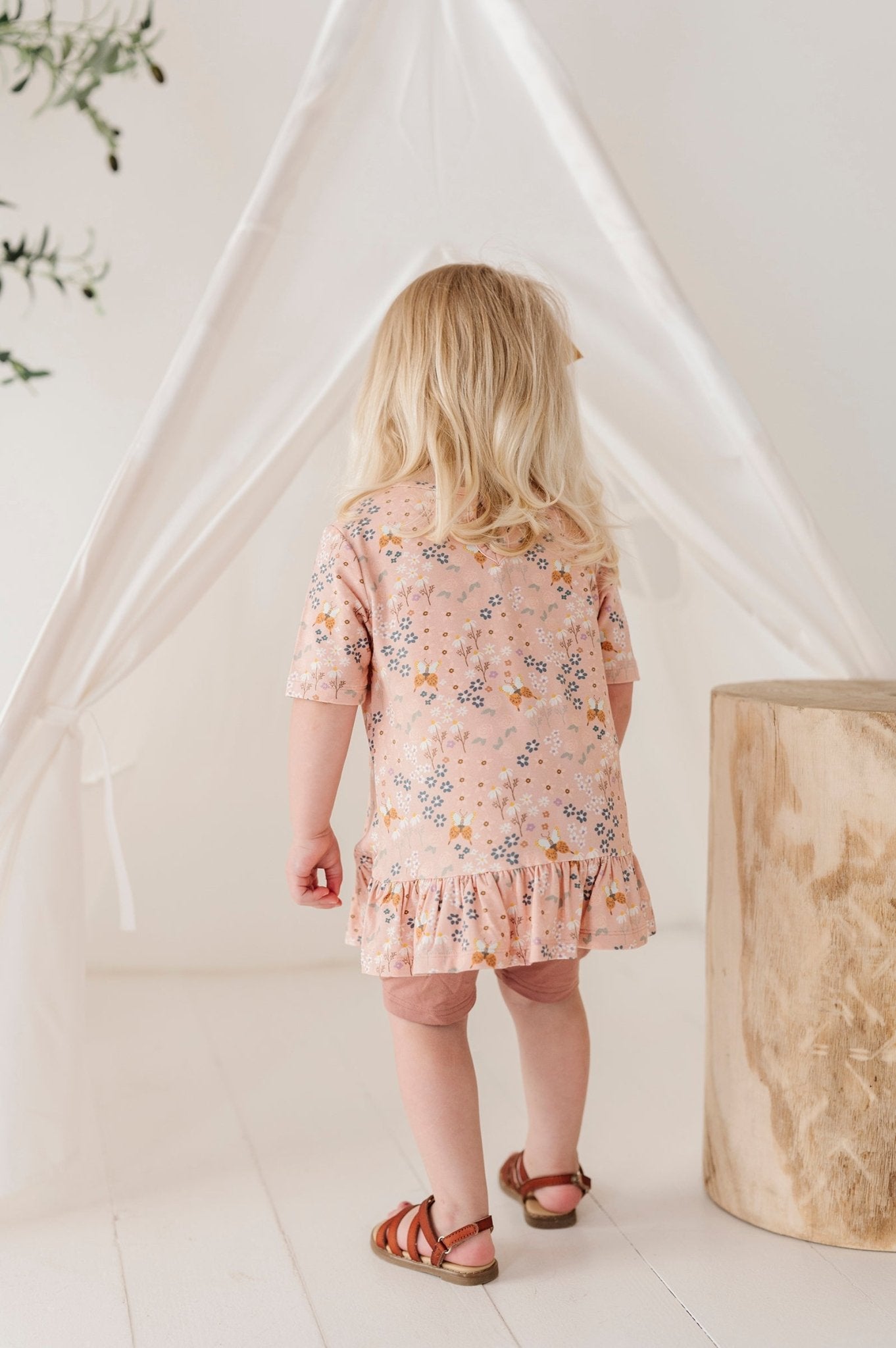 Short Sleeve Peplum Top - babysprouts clothing company
