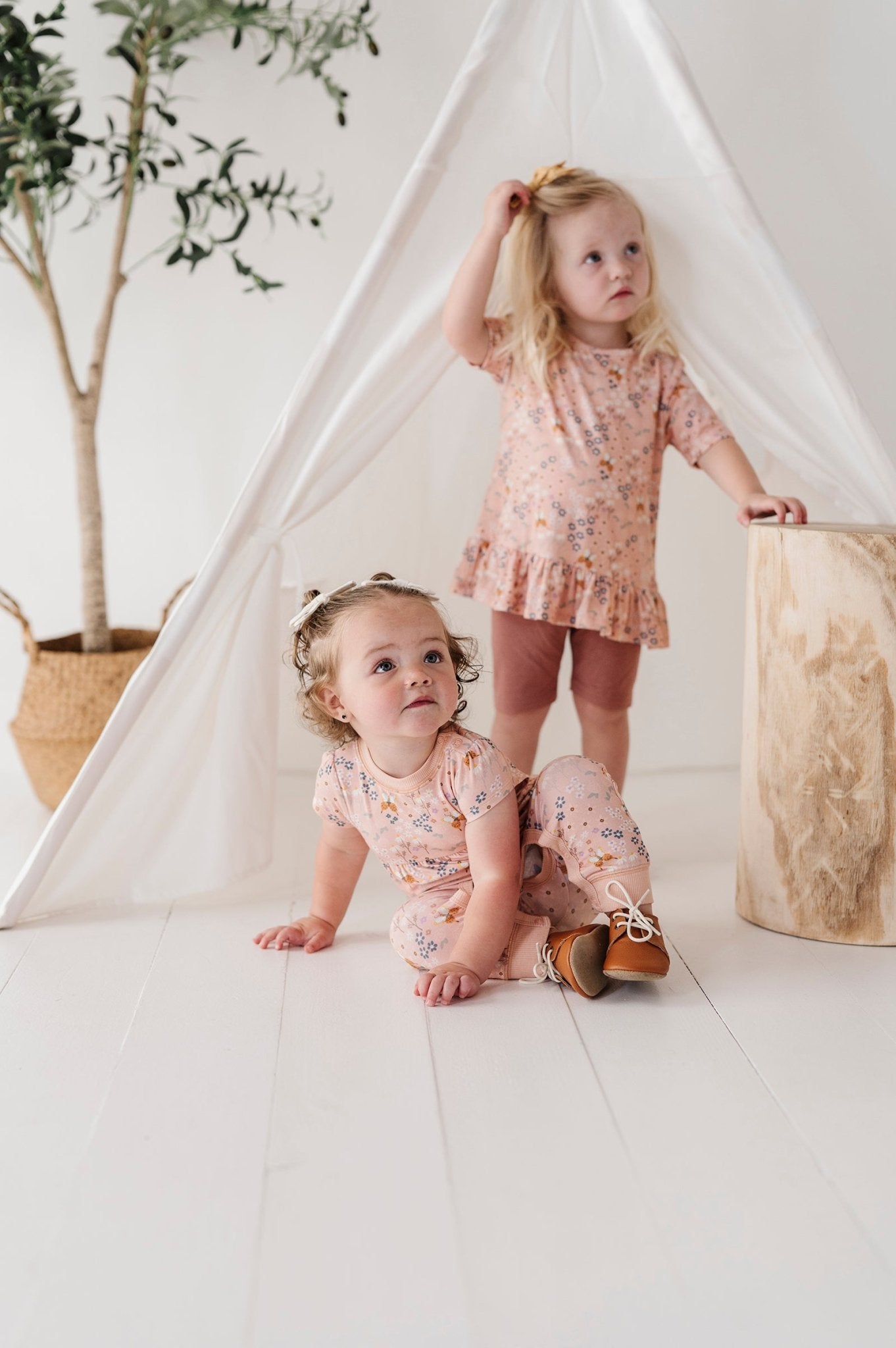 Short Sleeve Peplum Top - babysprouts clothing company