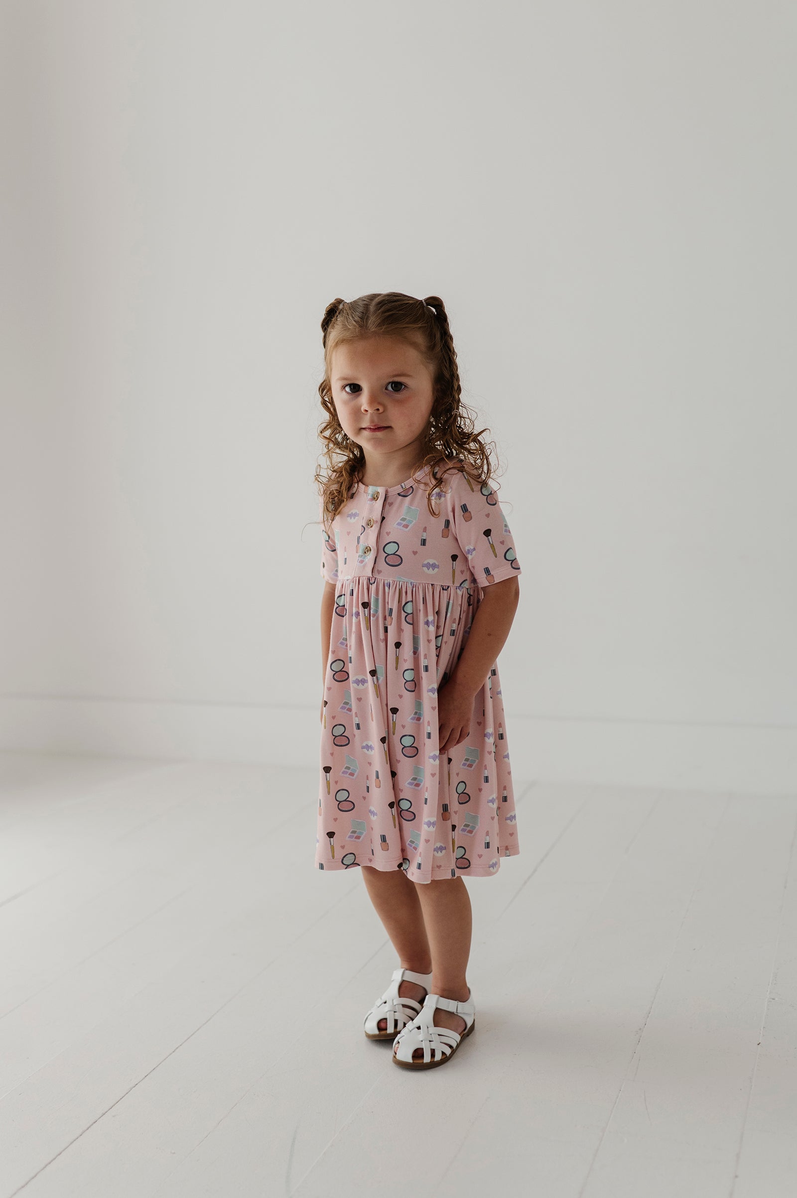 Short Sleeve Henley Dress