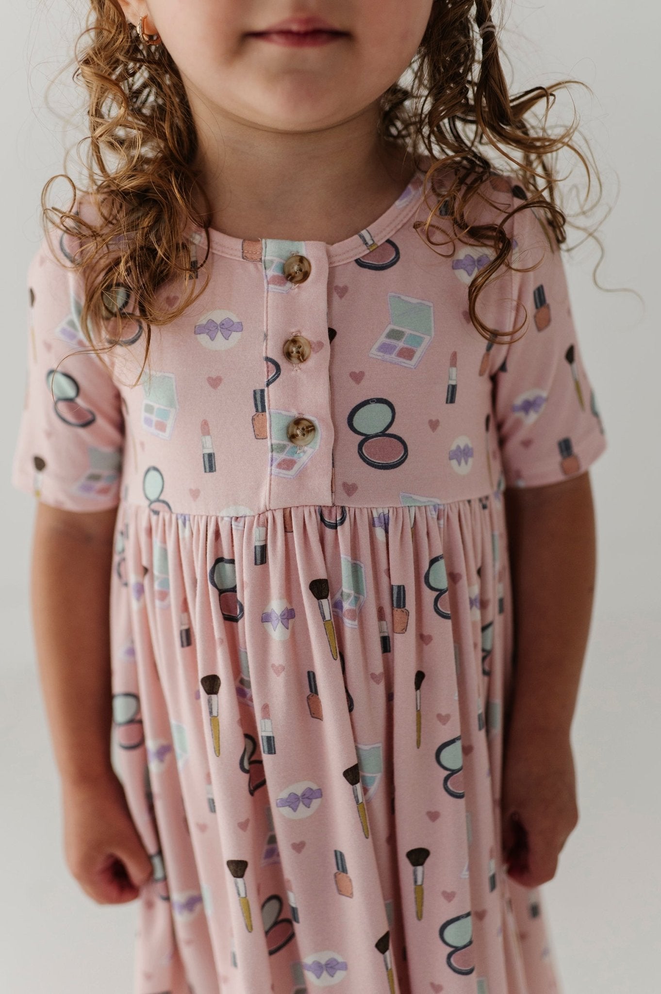 Short Sleeve Henley Dress - babysprouts clothing company