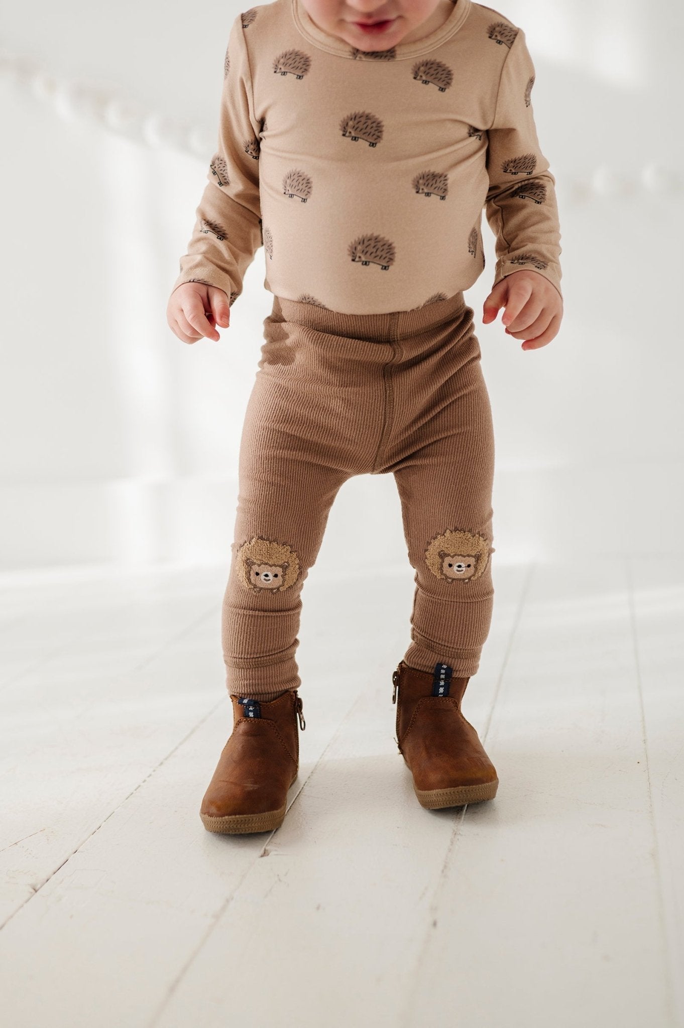 Patch Ribbed Leggings - babysprouts clothing company