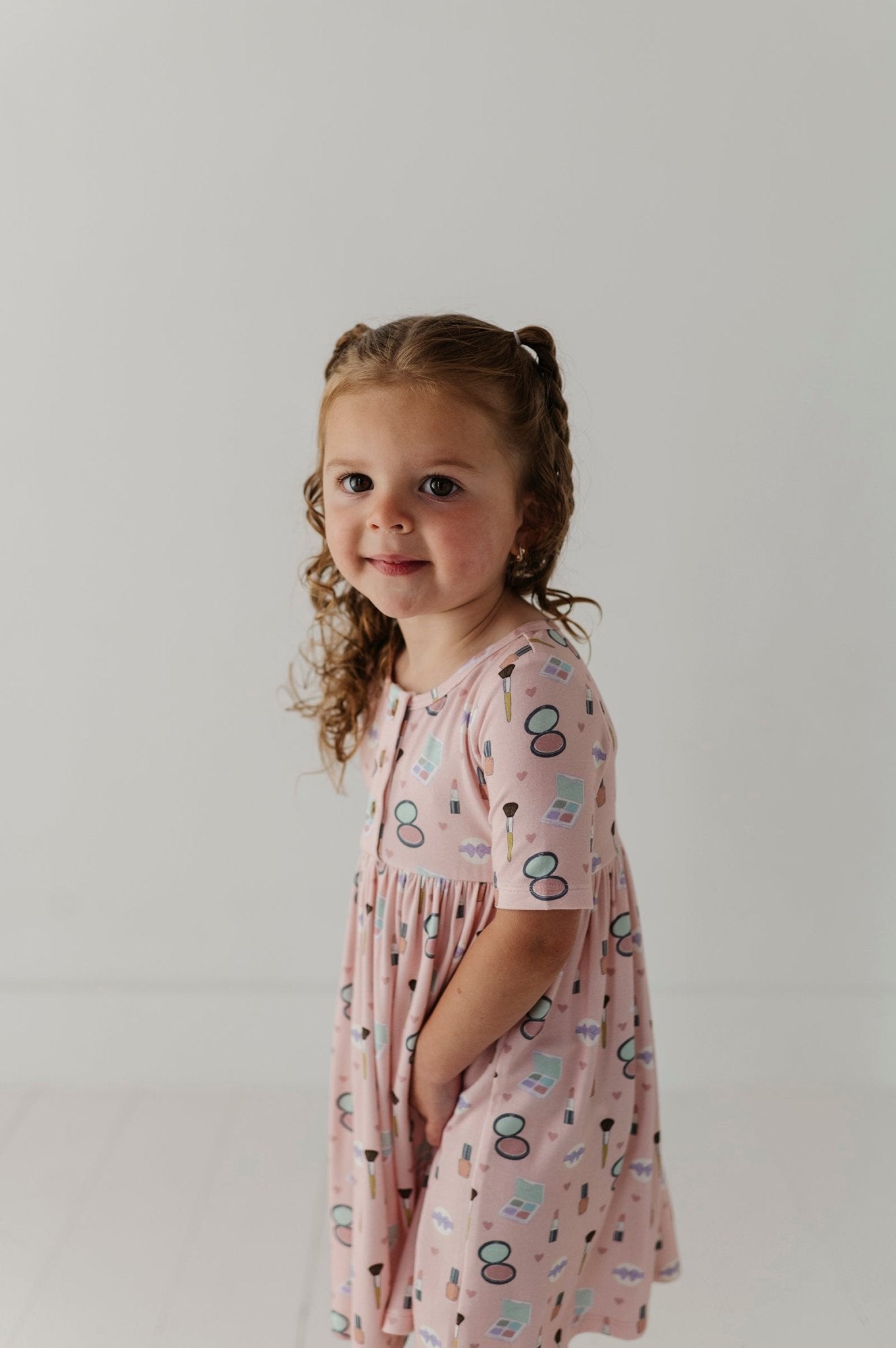 Short Sleeve Henley Dress - babysprouts clothing company
