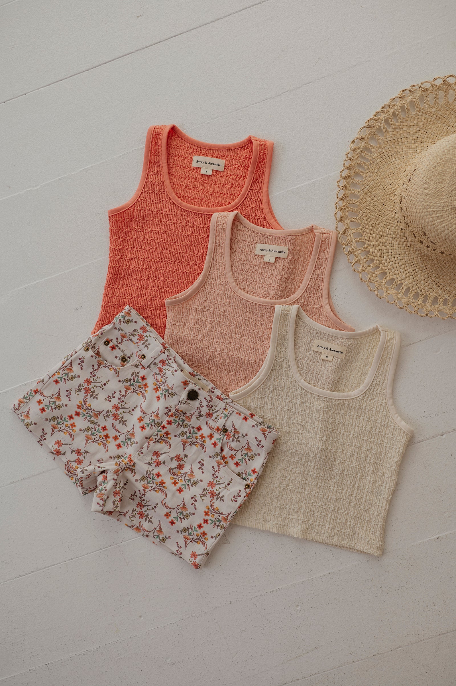 Textured Square Neck Tank