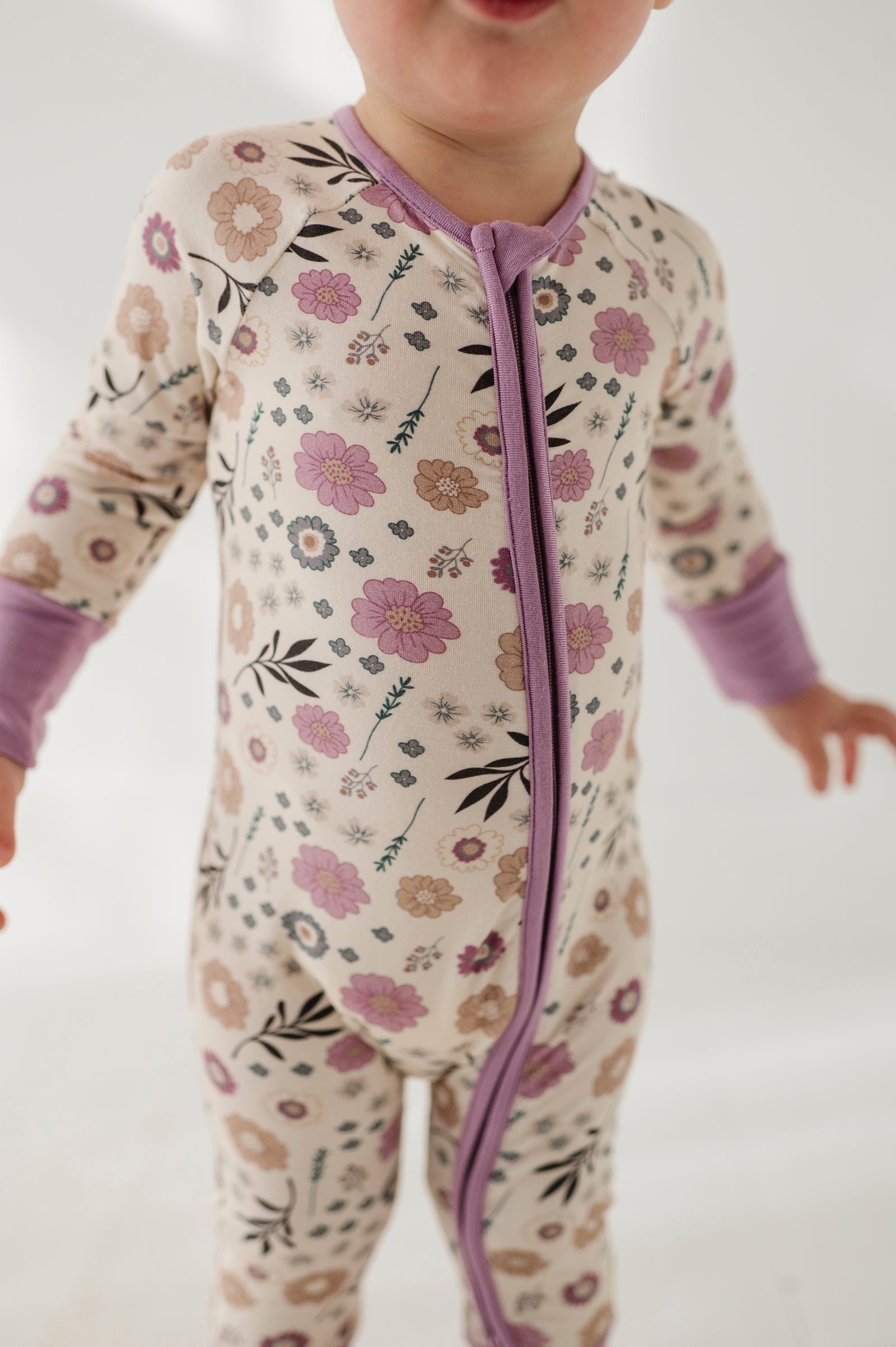 Long Sleeve Zip Romper