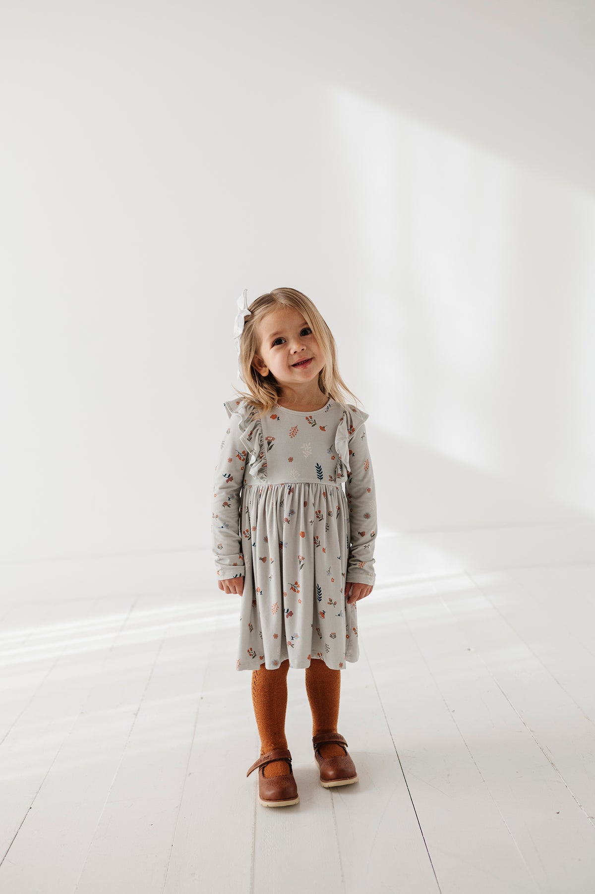 Long Sleeve Ruffle Dress