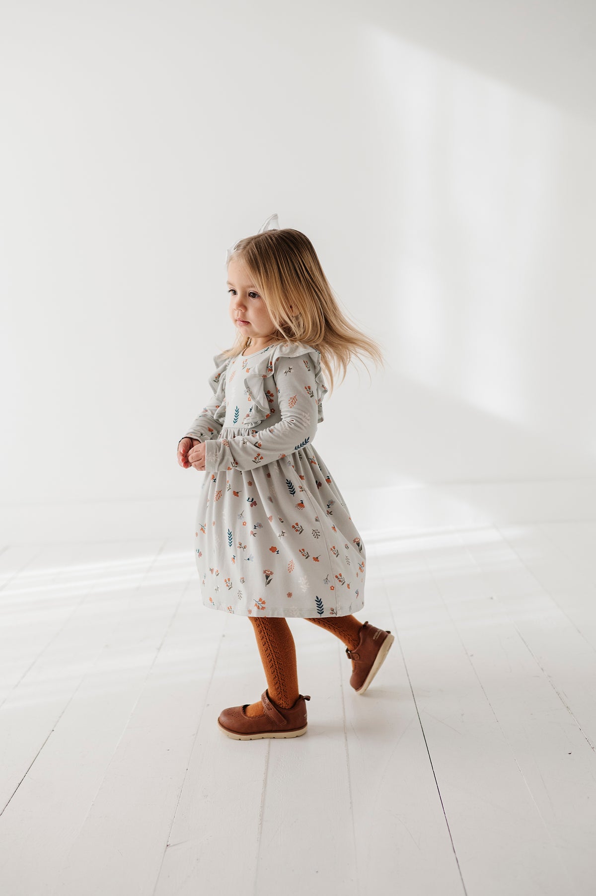 Long Sleeve Ruffle Dress
