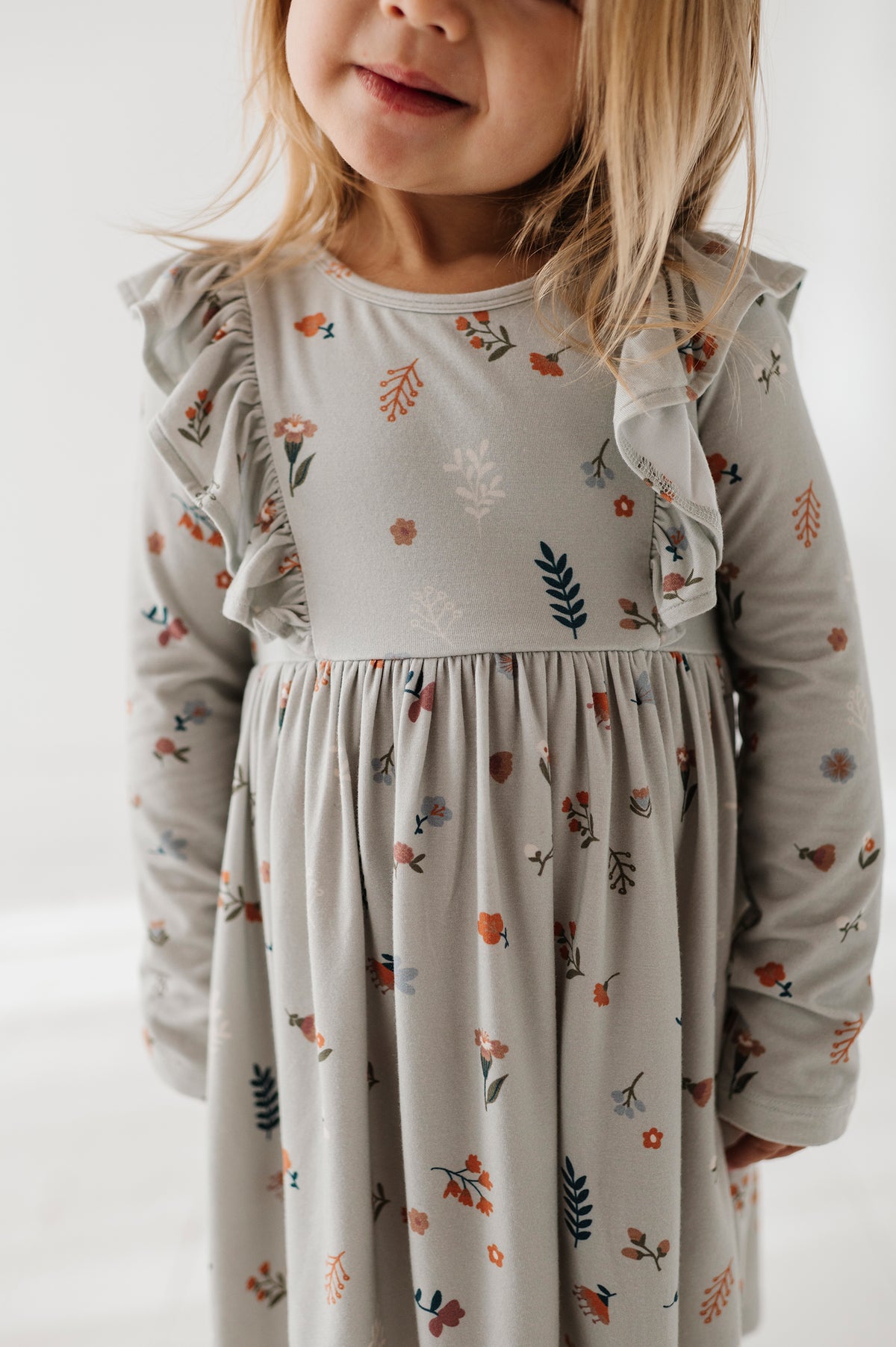 Long Sleeve Ruffle Dress