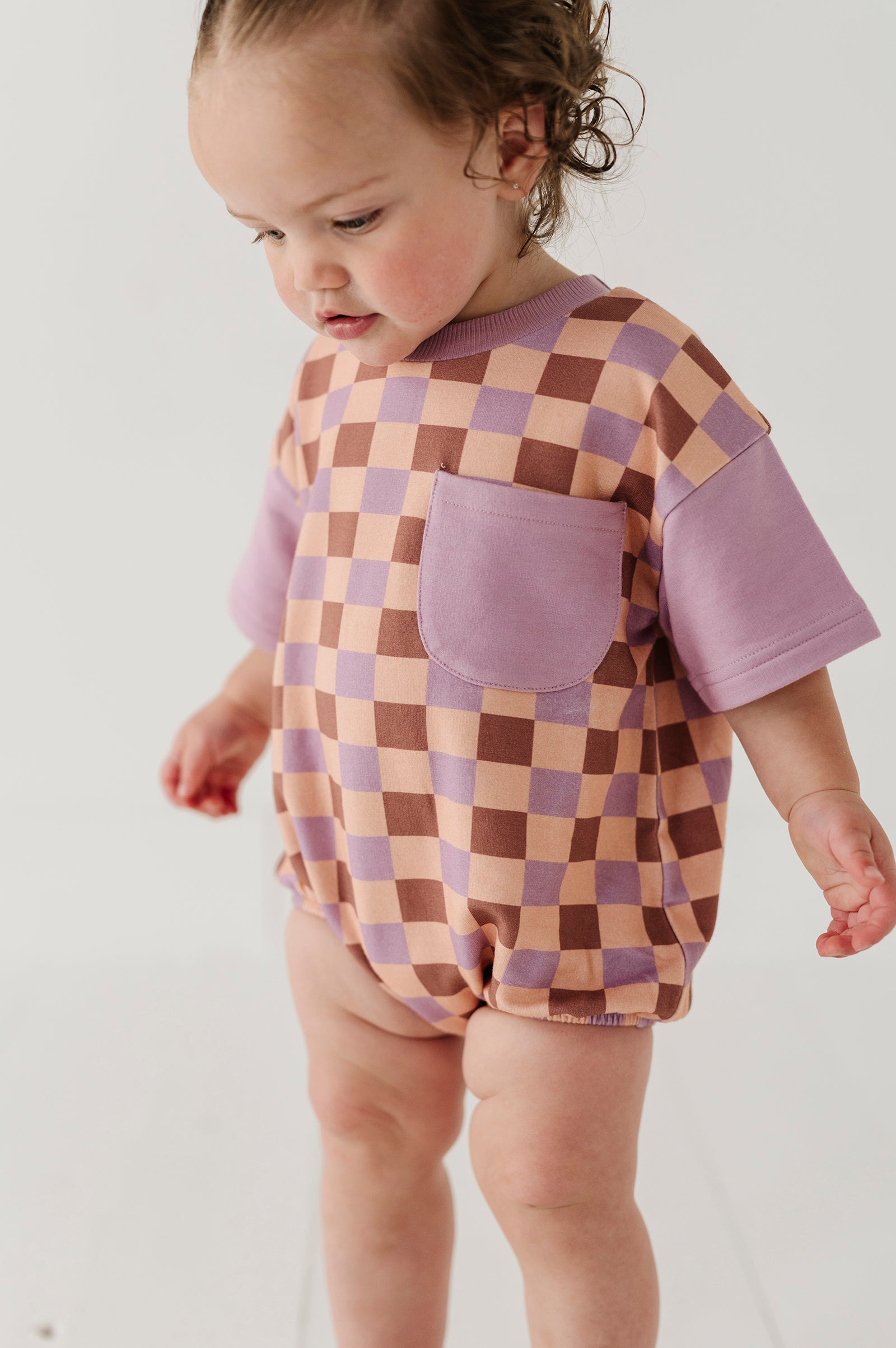 Short Sleeve Colorblock Romper