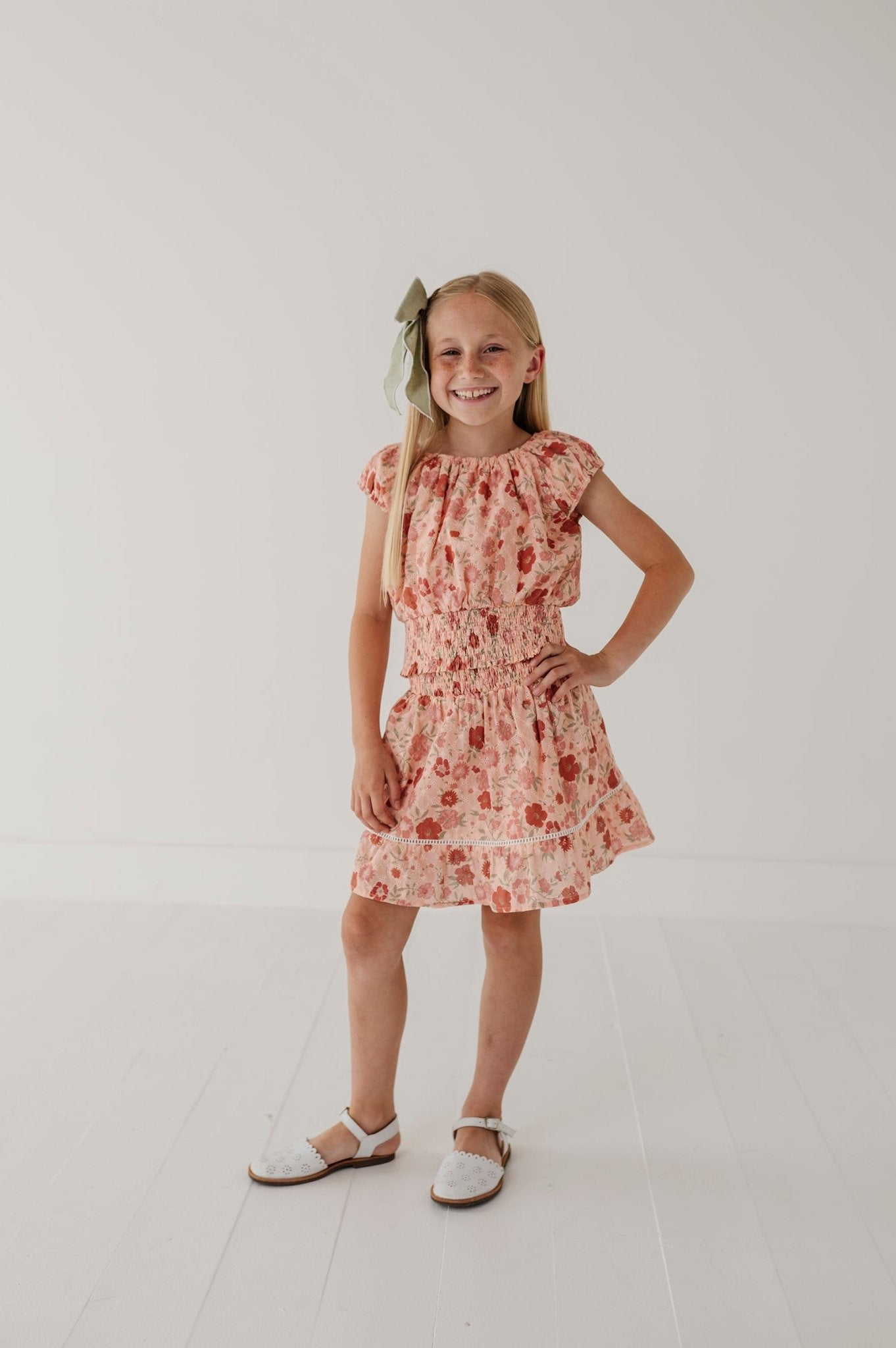Smocked Eyelet Skirt - babysprouts clothing company