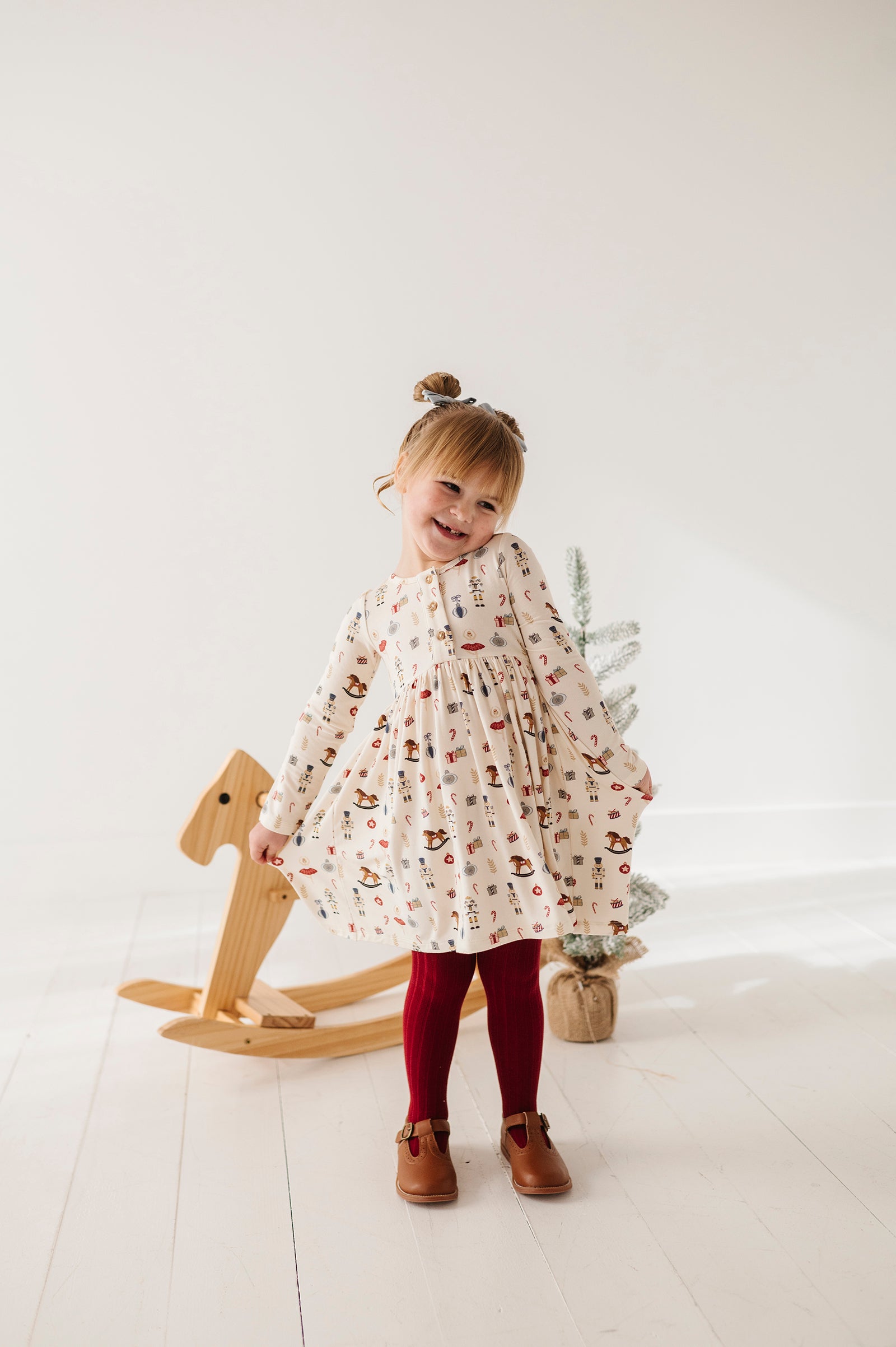 Long Sleeve Henley Dress