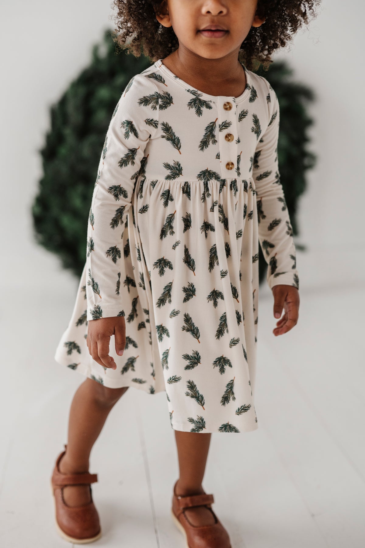 Long Sleeve Henley Dress