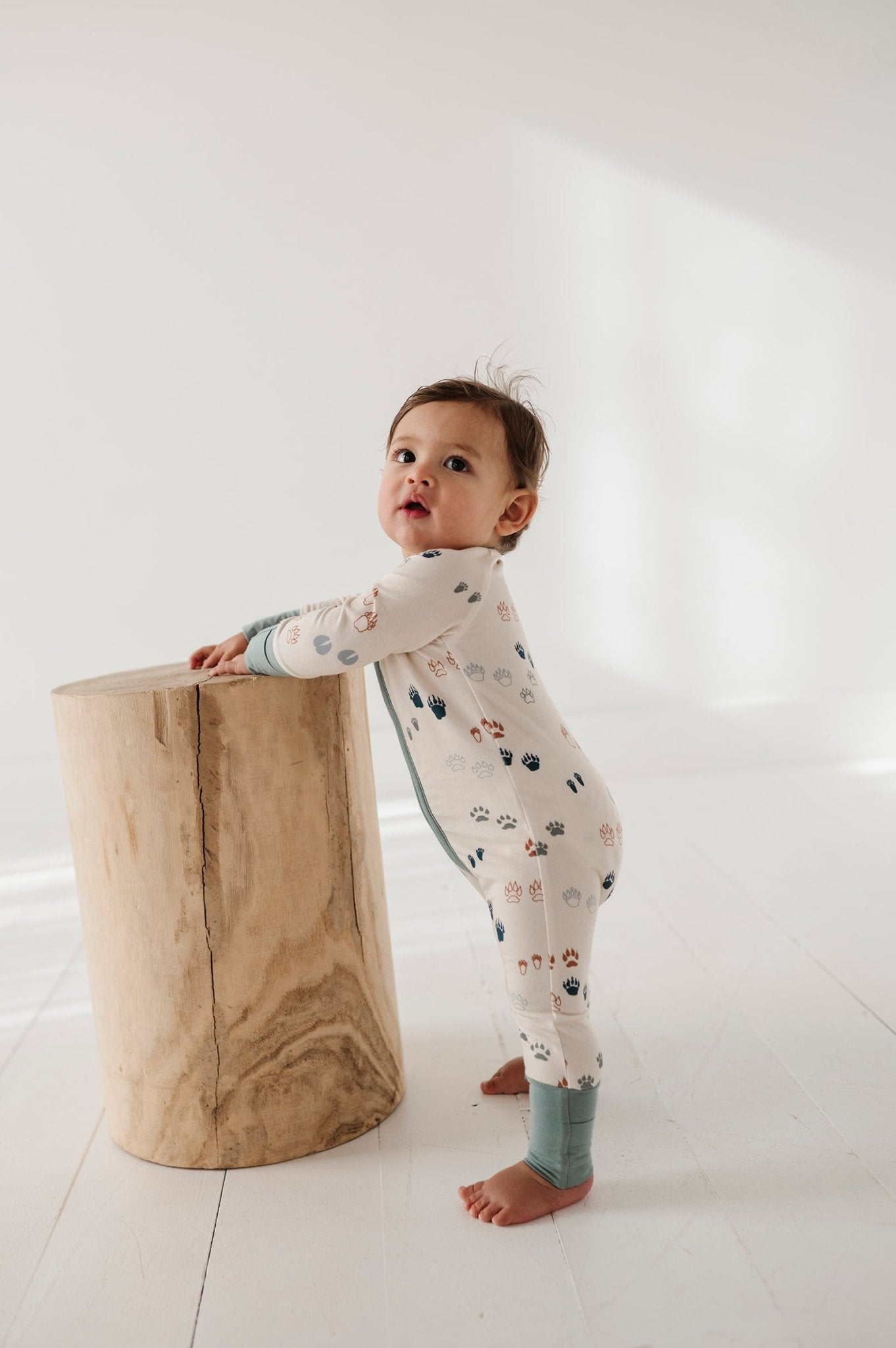 Boy's Long Sleeve Zip Romper - babysprouts clothing company