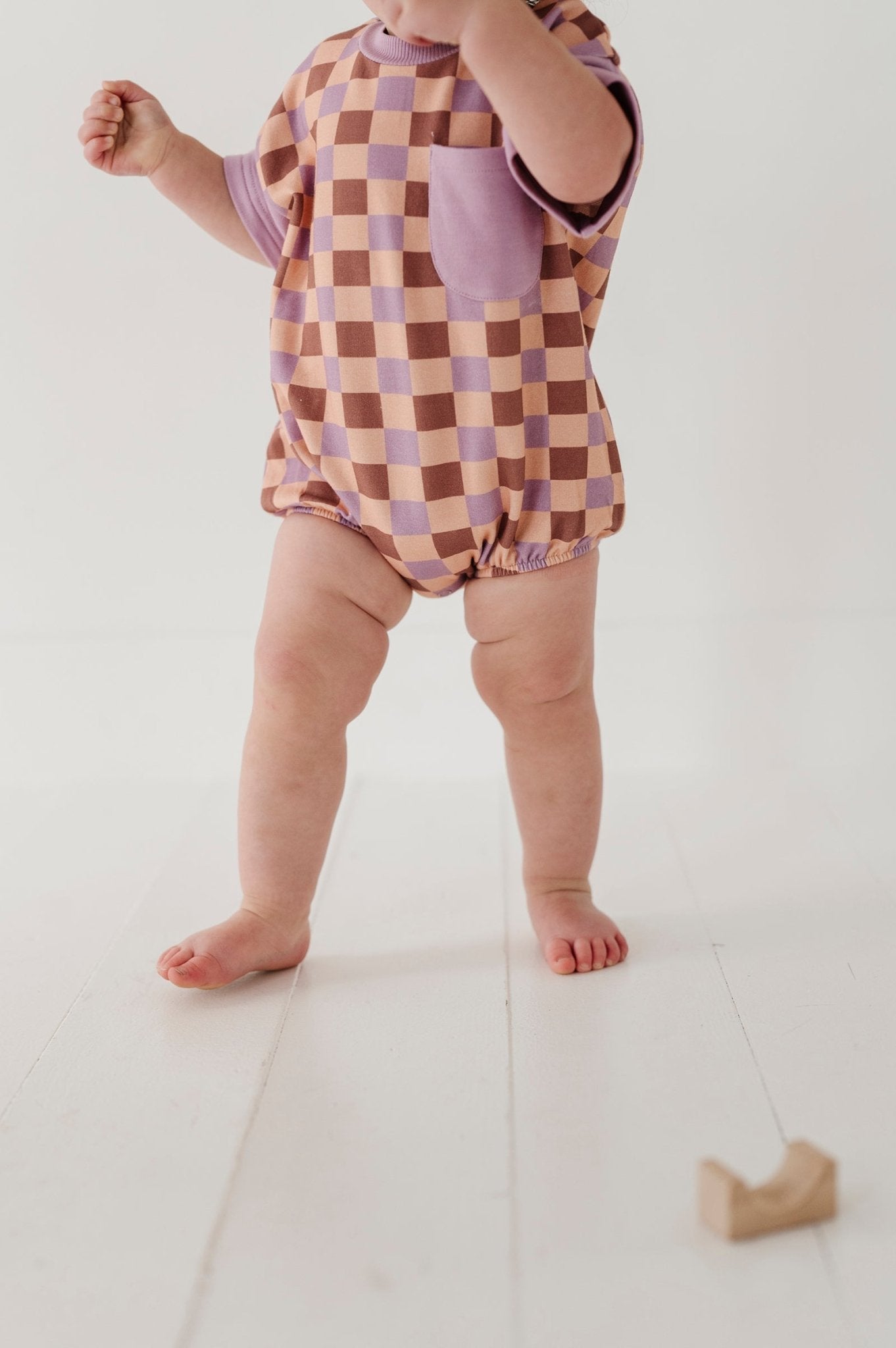 Short Sleeve Colorblock Romper - babysprouts clothing company