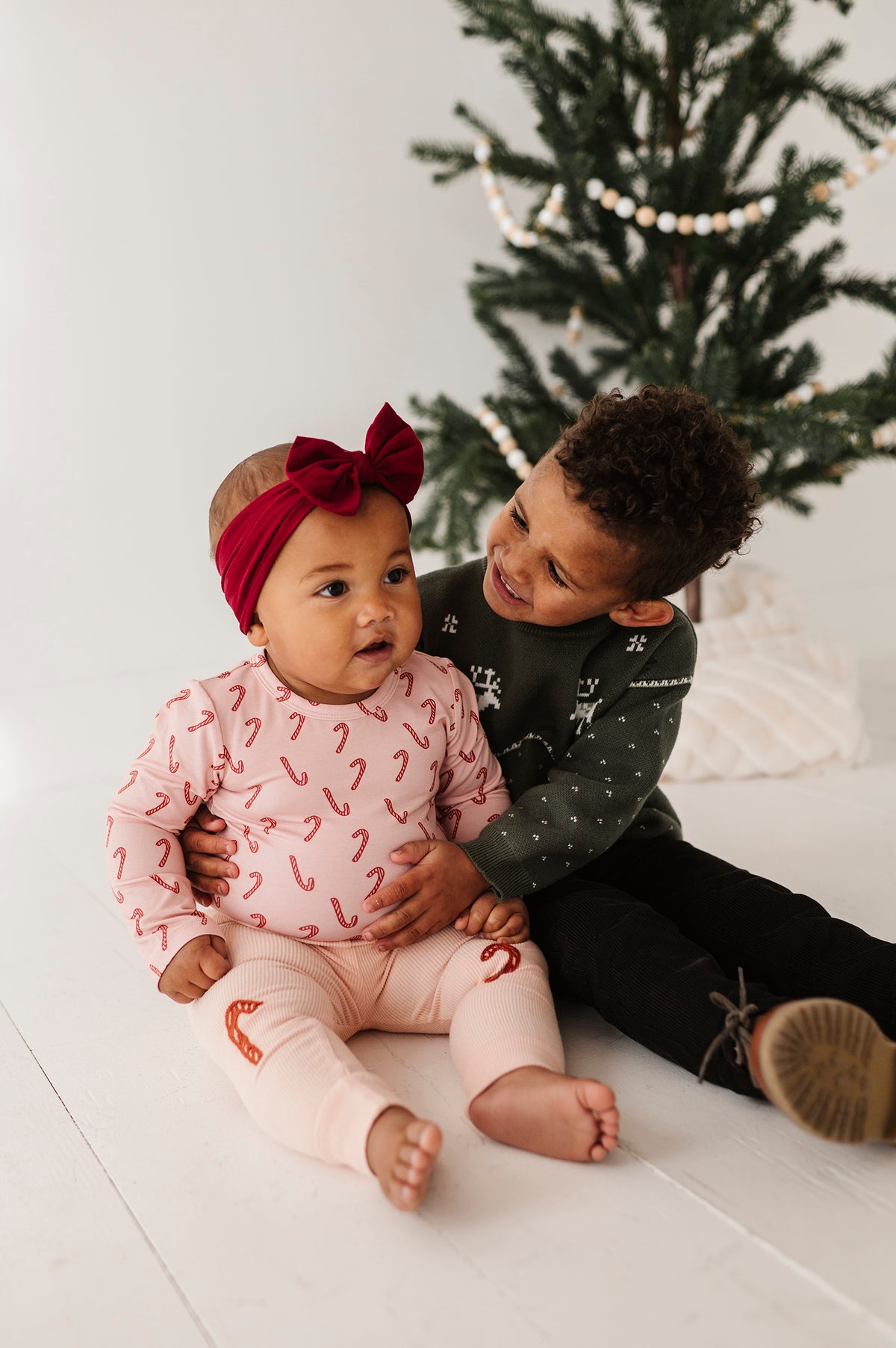 Fleece Peplum & Leggings Set