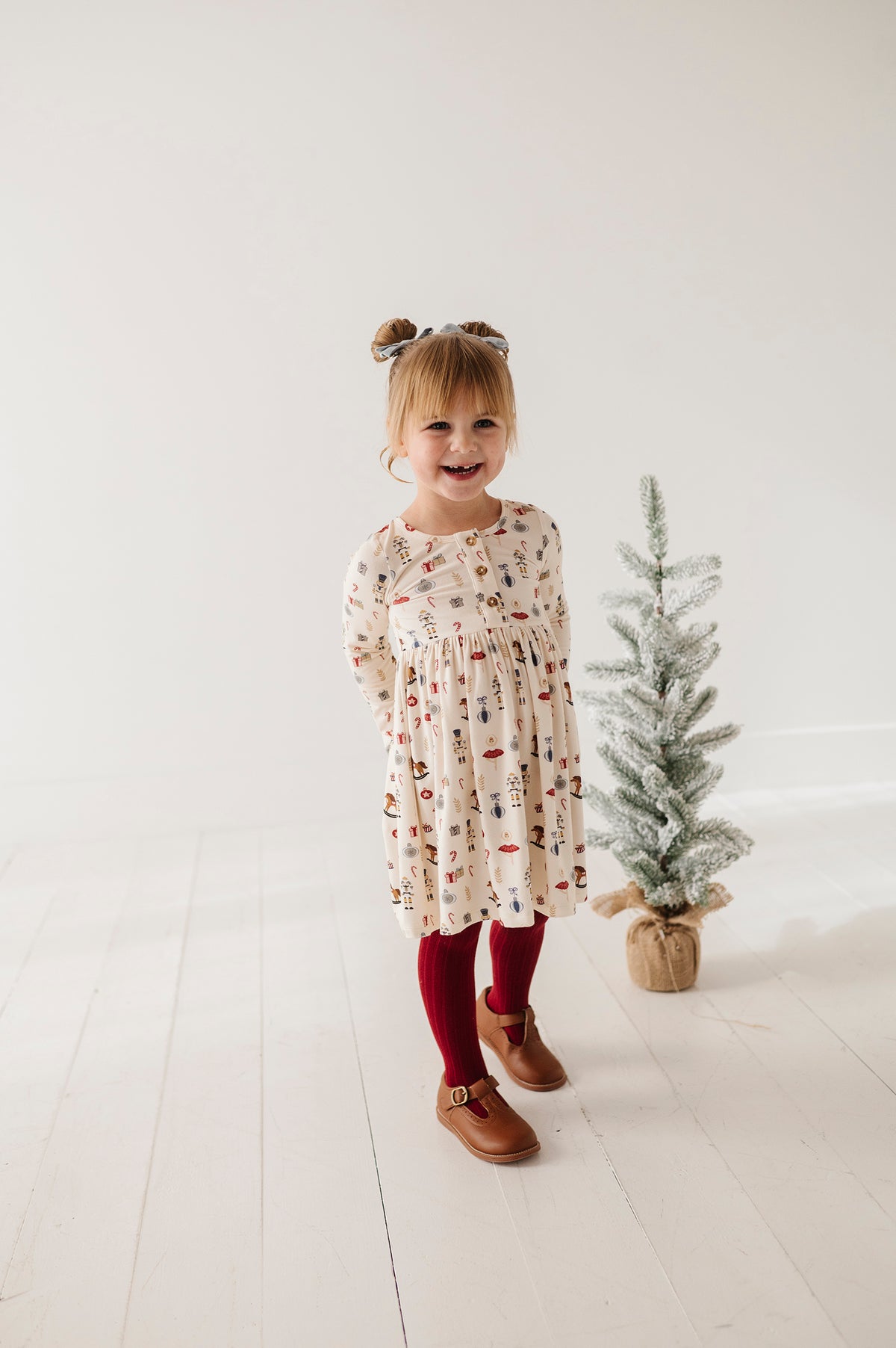 Long Sleeve Henley Dress