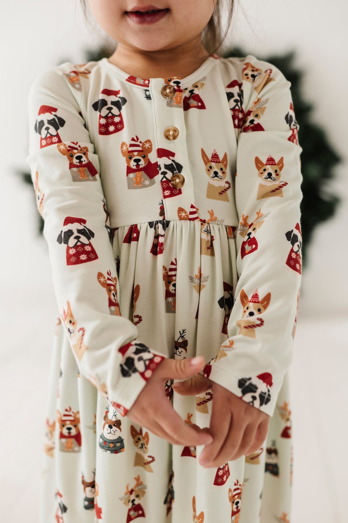 Long Sleeve Henley Dress