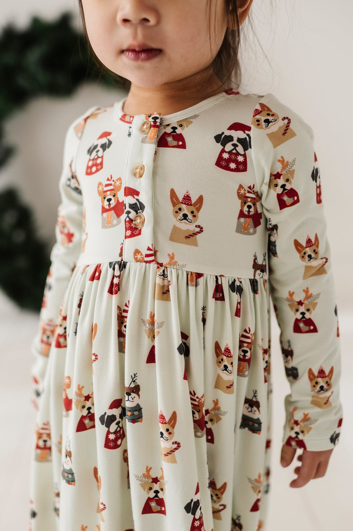 Long Sleeve Henley Dress