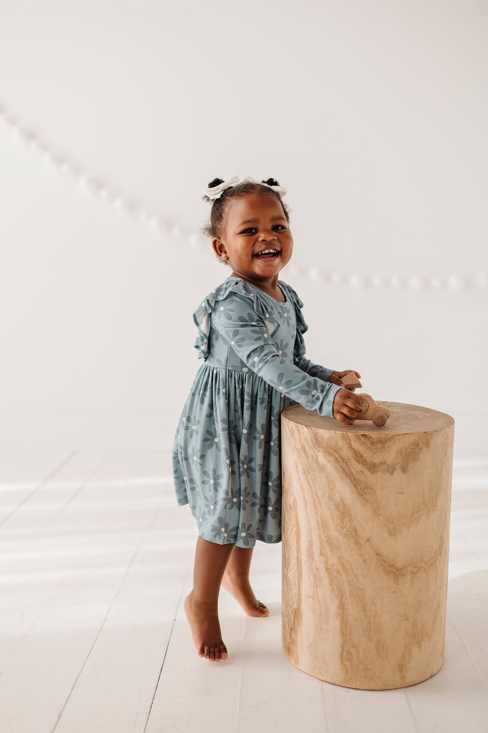 Long Sleeve Ruffle Dress