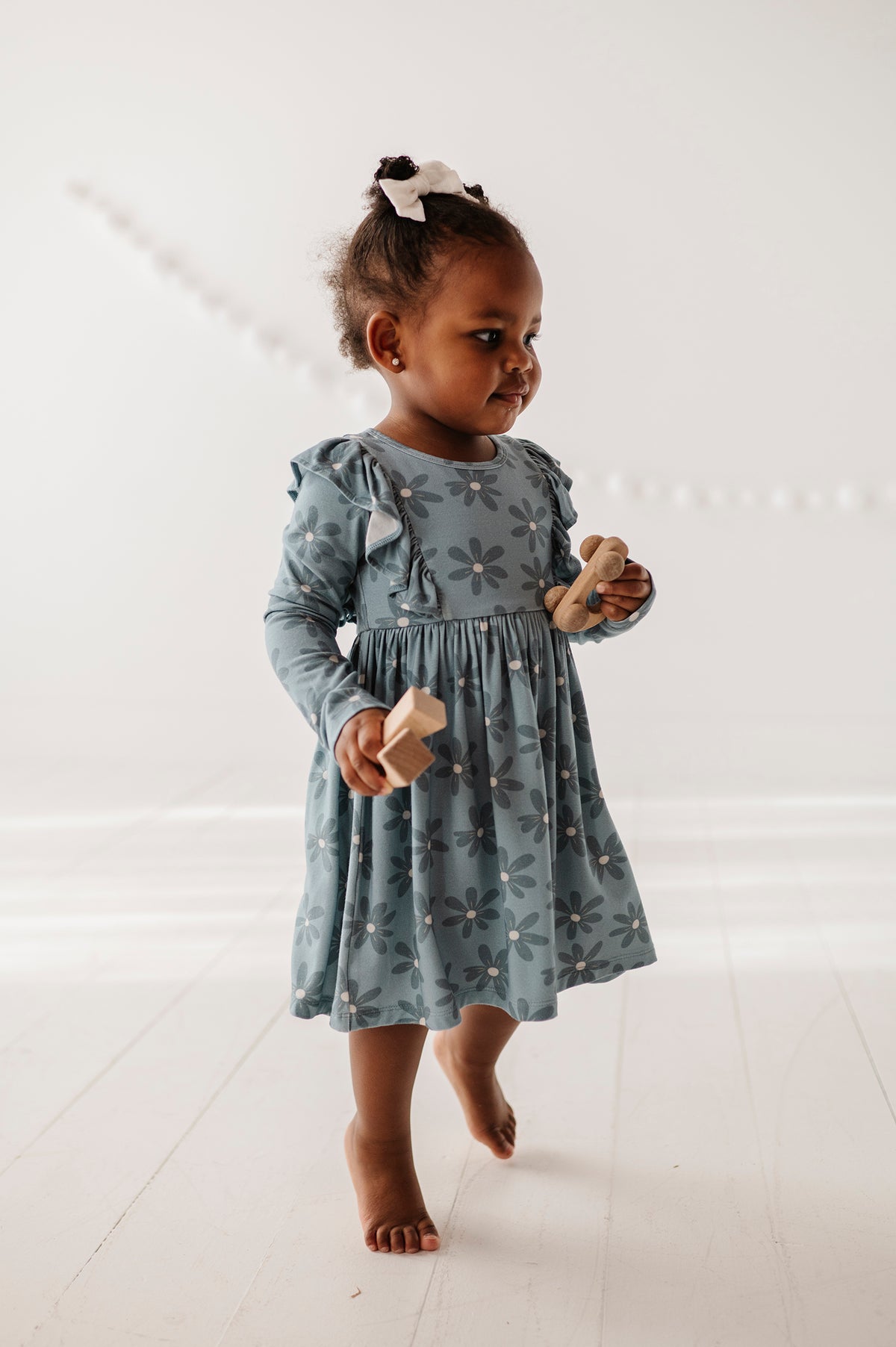 Long Sleeve Ruffle Dress
