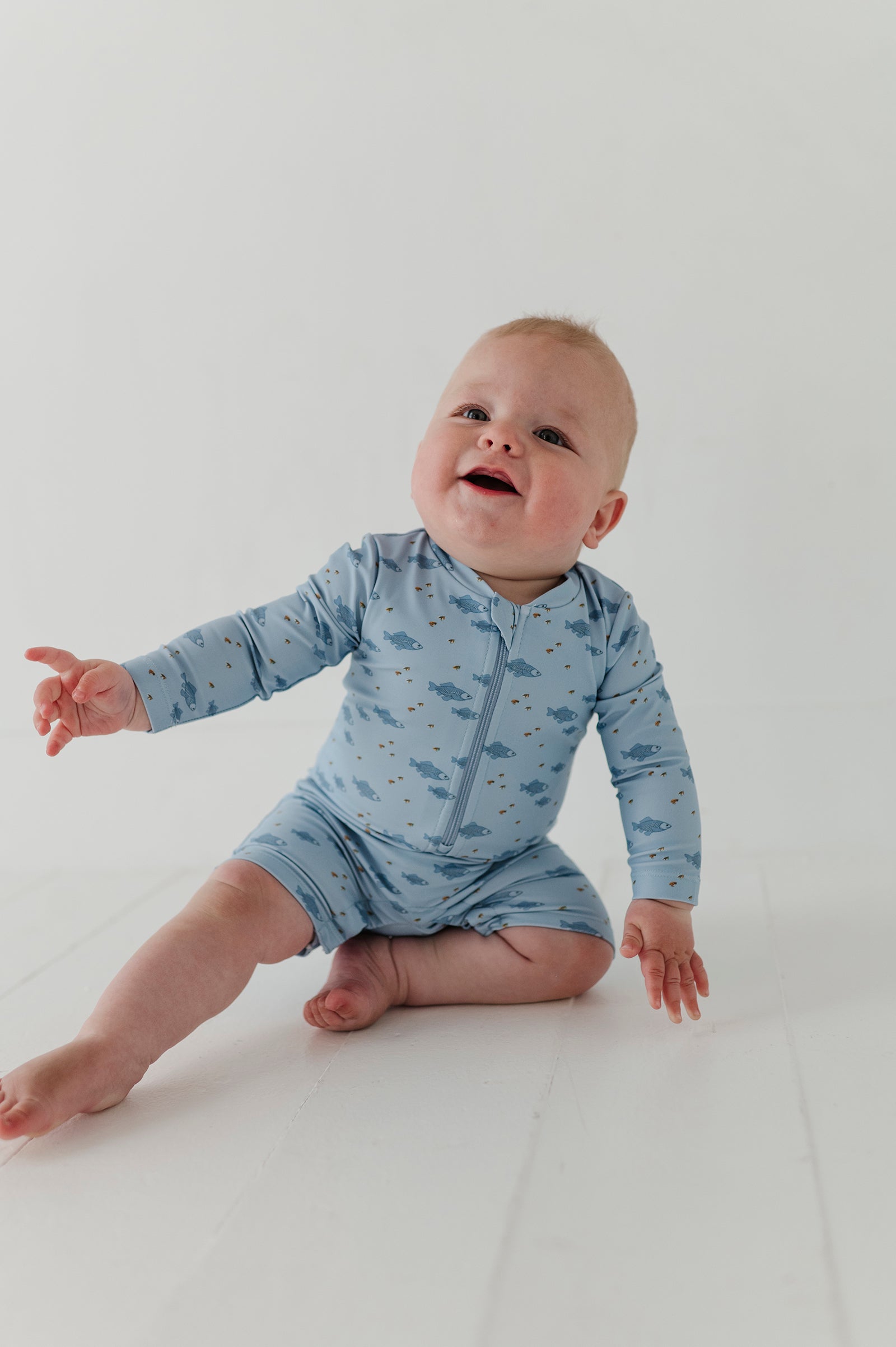 Baby One-Piece Rash Guard Swimsuit