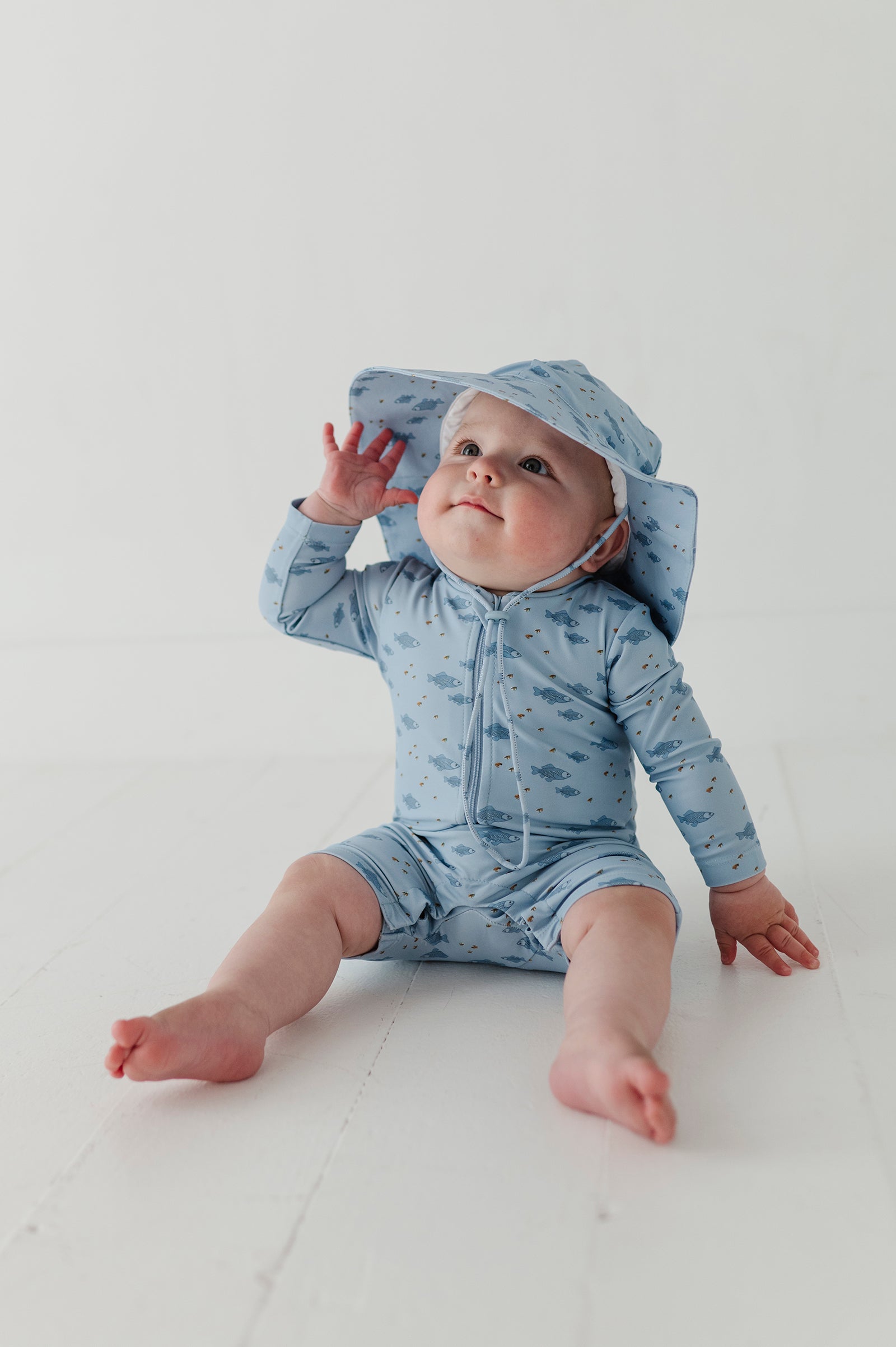 Baby One-Piece Rash Guard Swimsuit