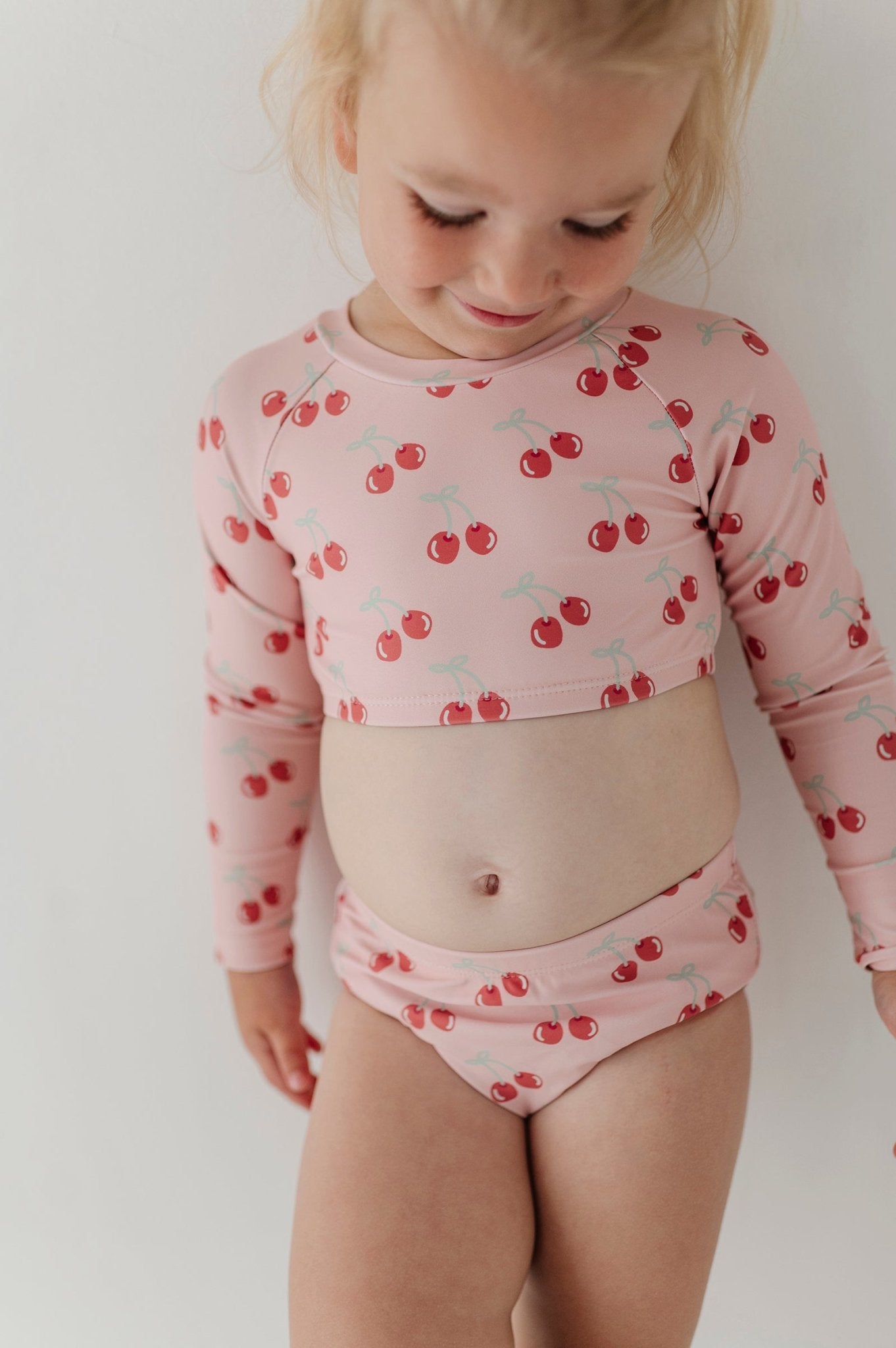 Girl's Crop Two - Piece Swimsuit - babysprouts clothing company