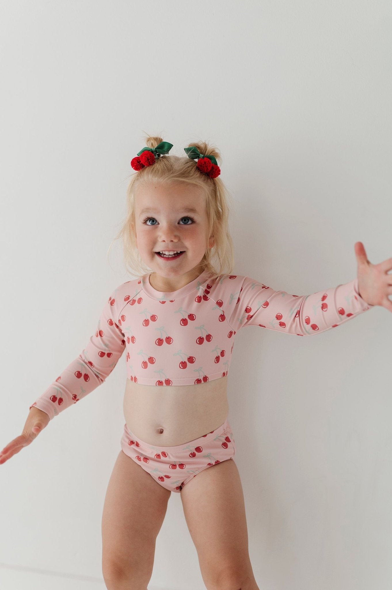 Girl's Crop Two - Piece Swimsuit - babysprouts clothing company