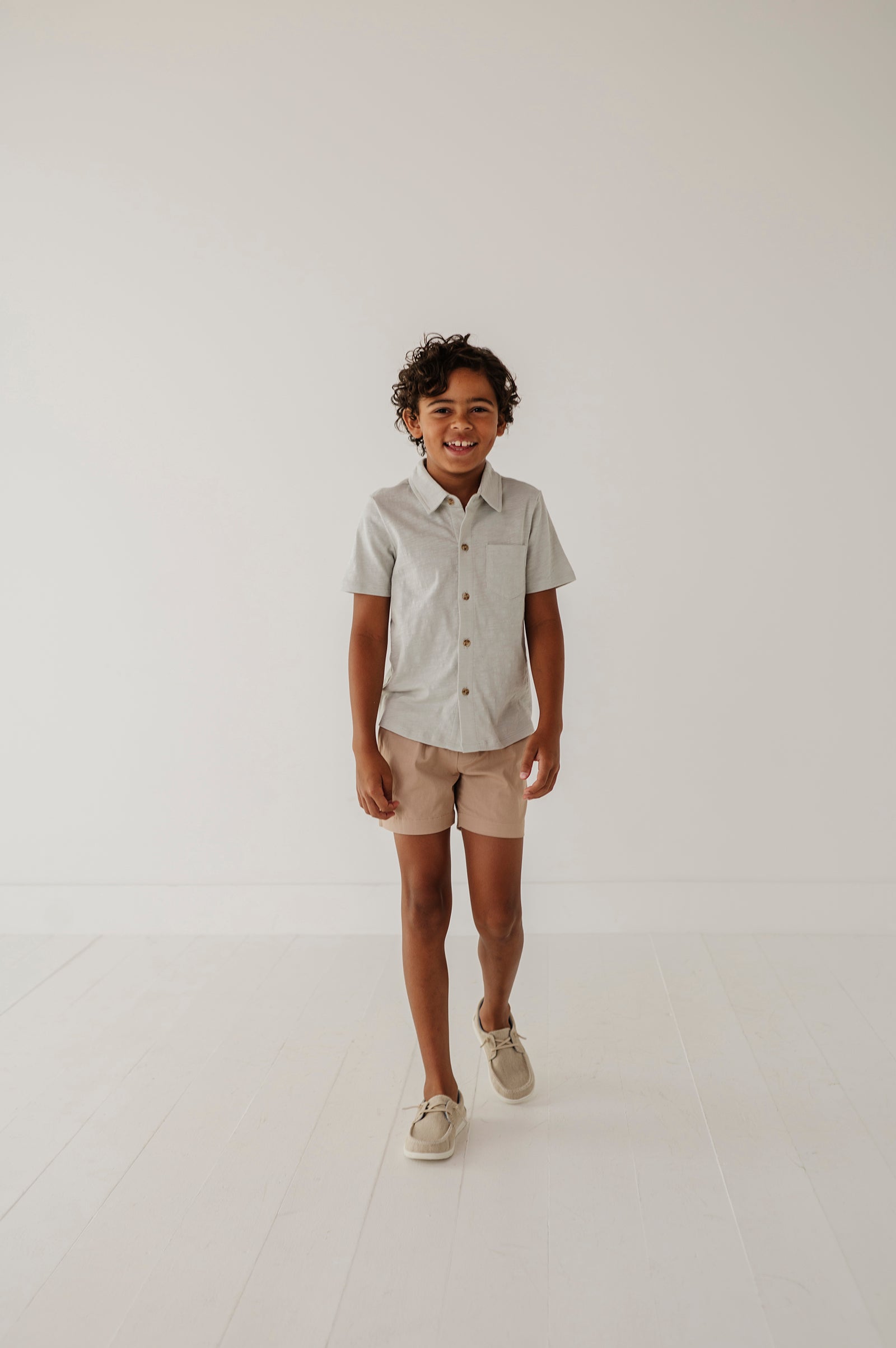 Boy's Twill Beach Shorts