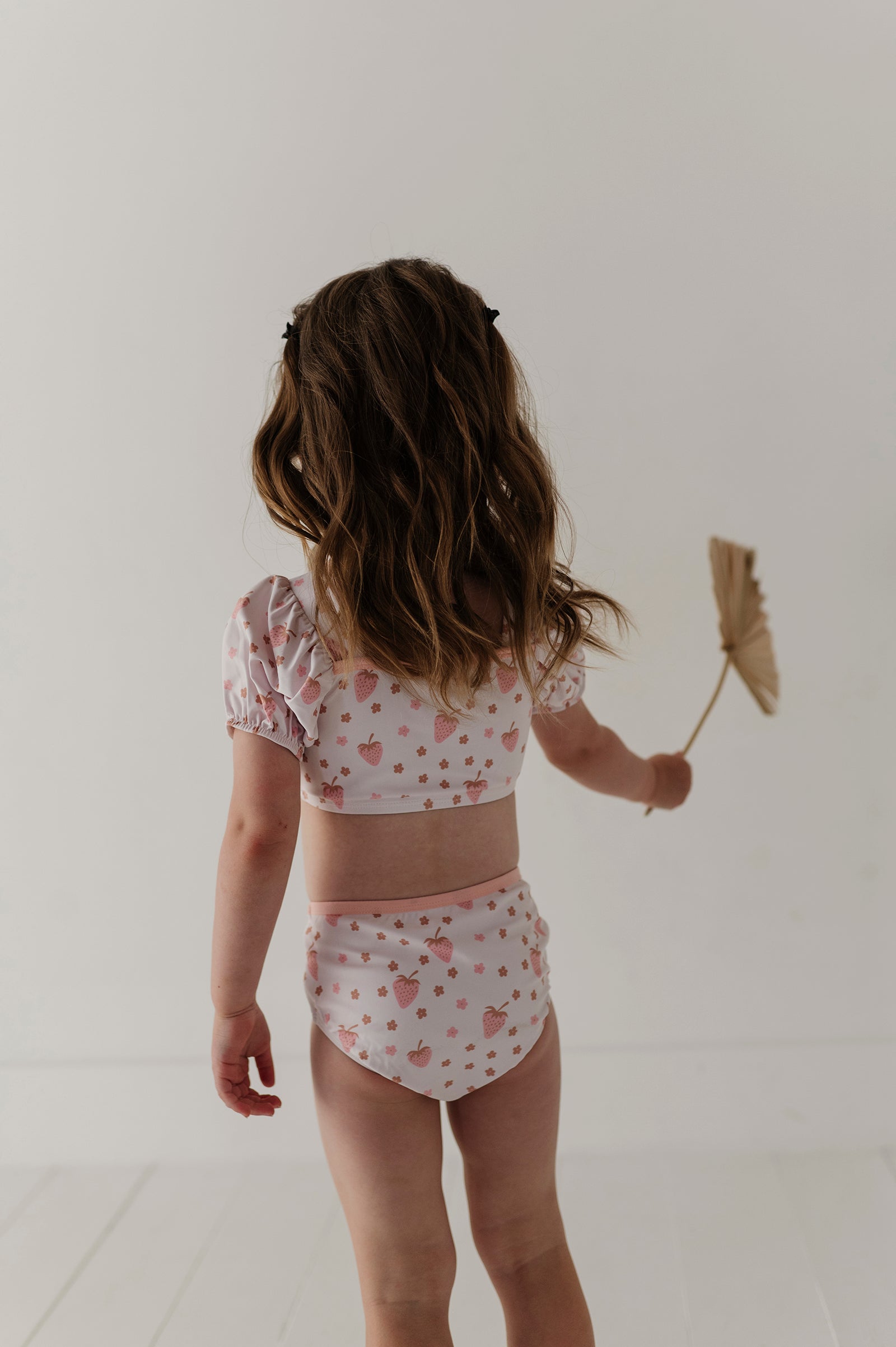 Girl's Puff Sleeve Swimsuit