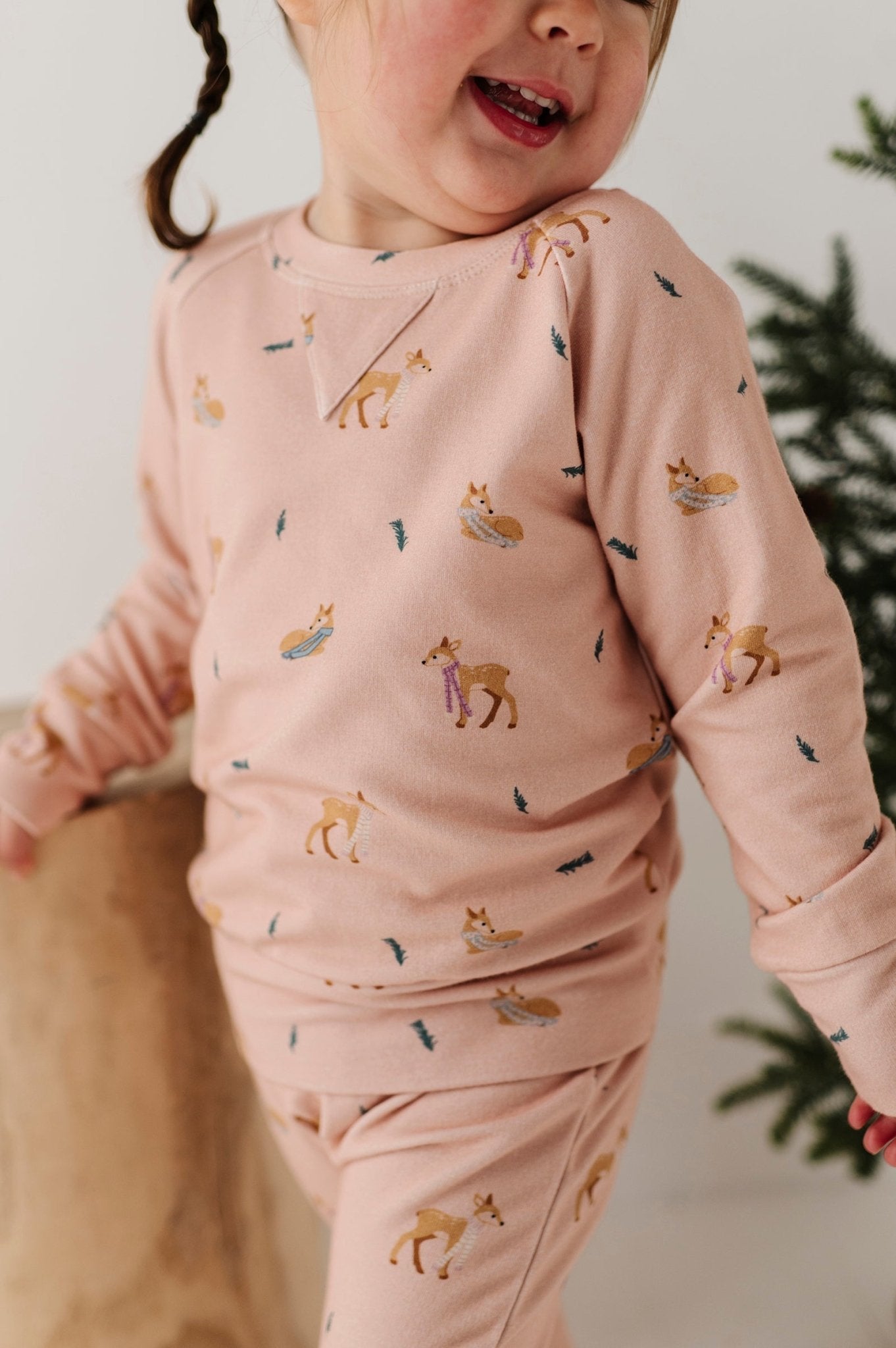 Girl's Raglan Sweatshirt - babysprouts clothing company