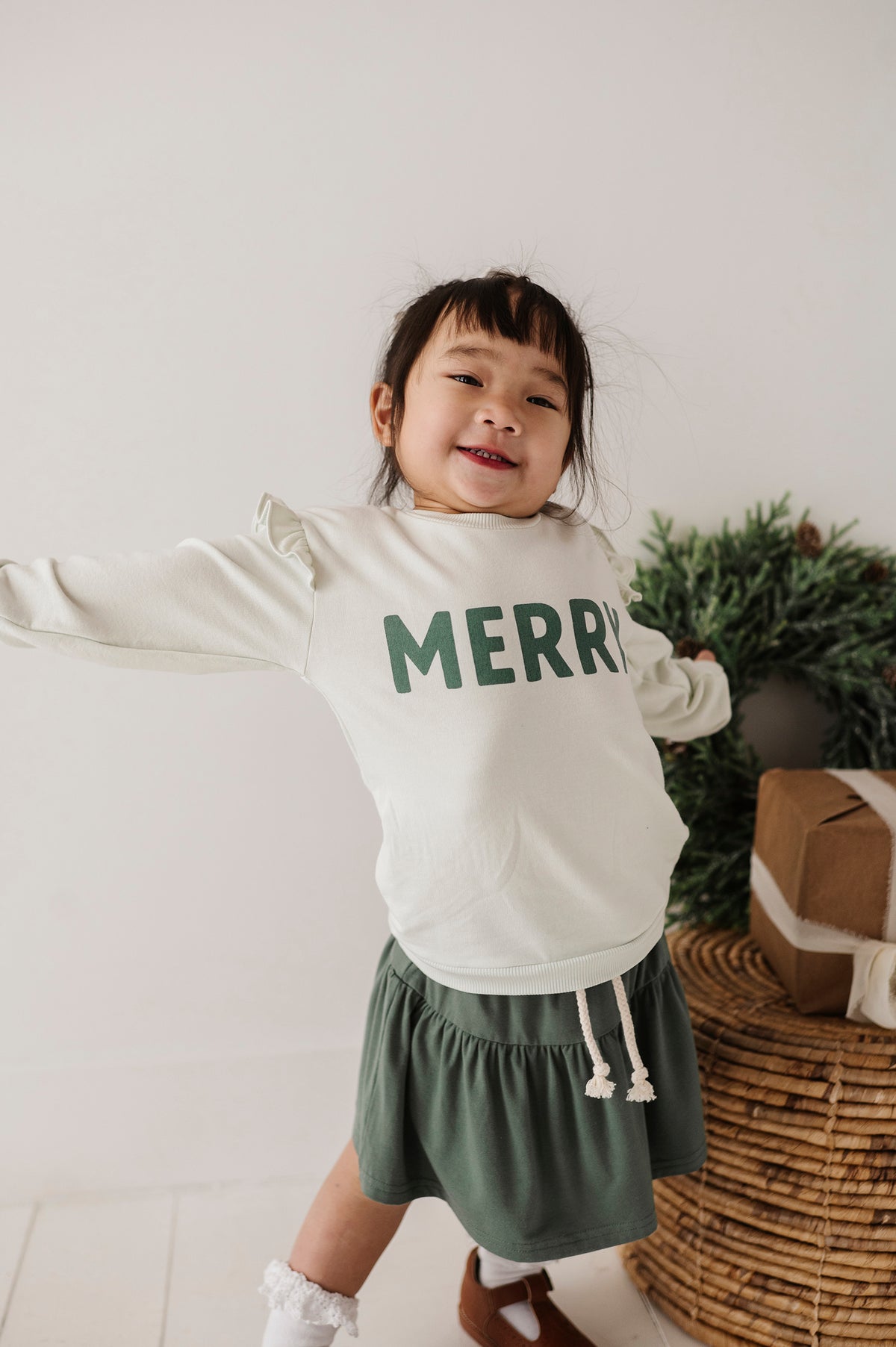 Ruffle Sweatshirt