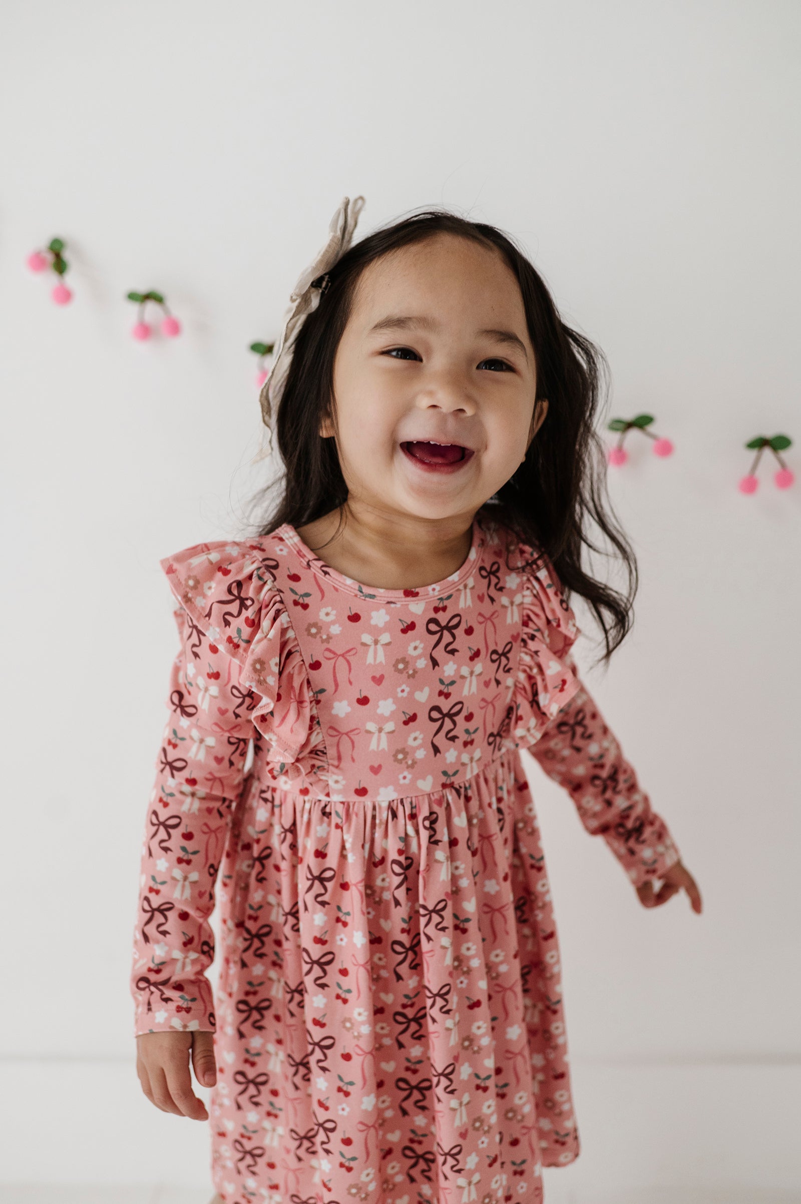 Long Sleeve Ruffle Dress