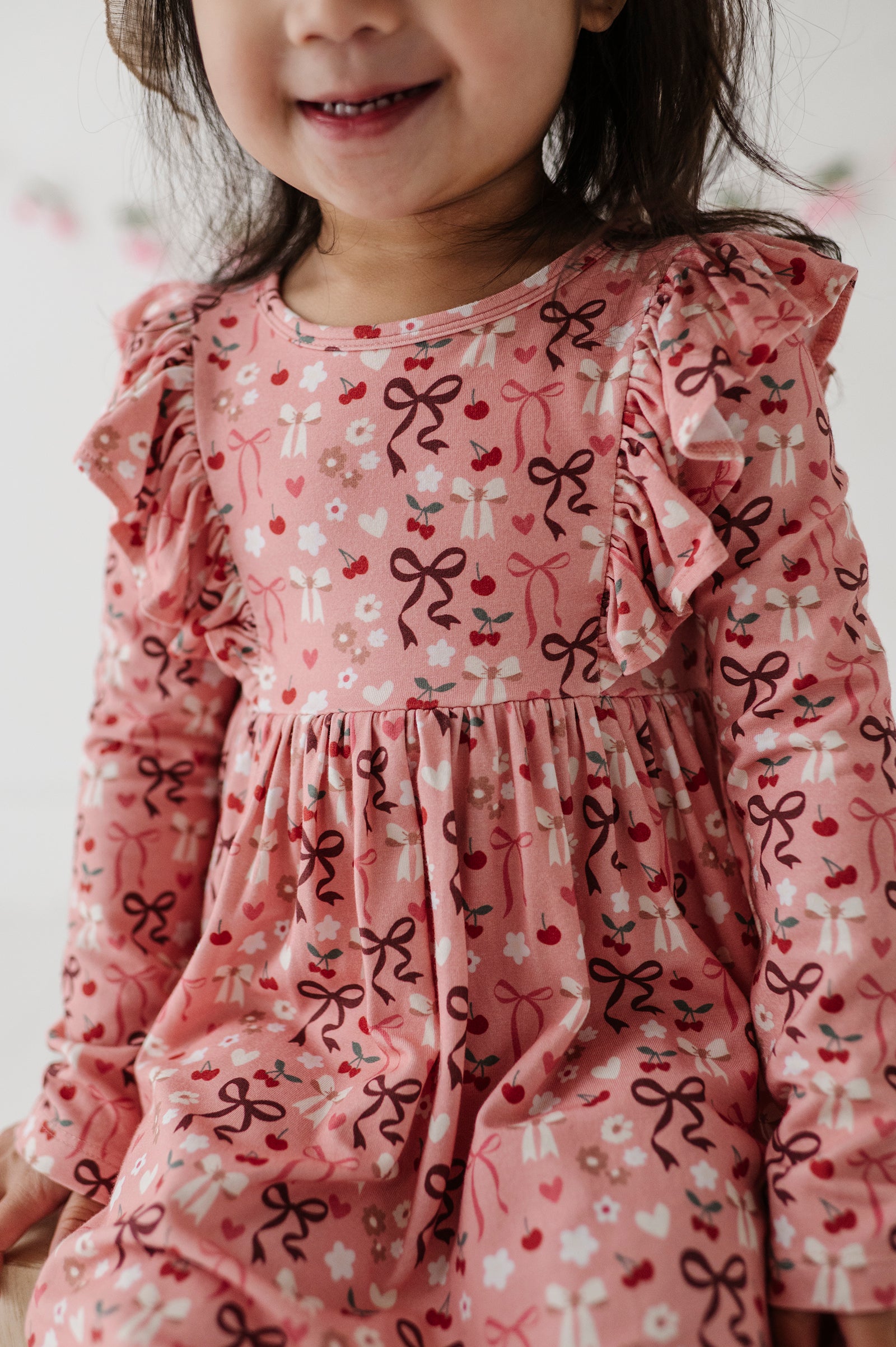 Long Sleeve Ruffle Dress